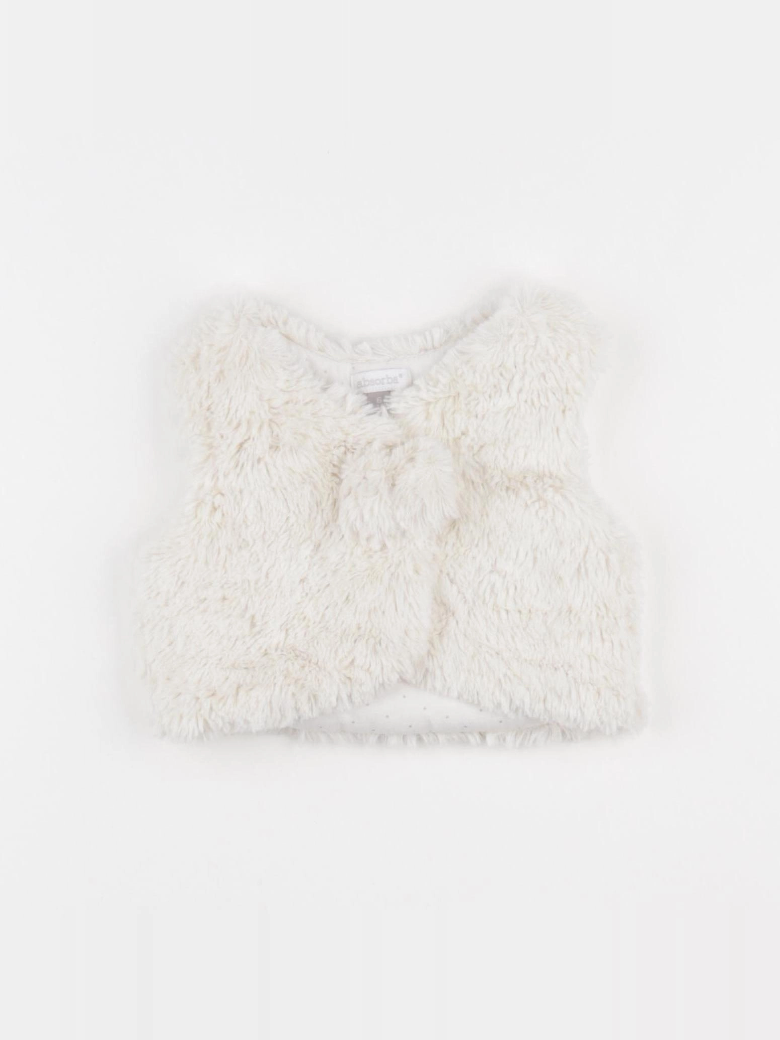 Absorba - gilet blanc - 6 mois