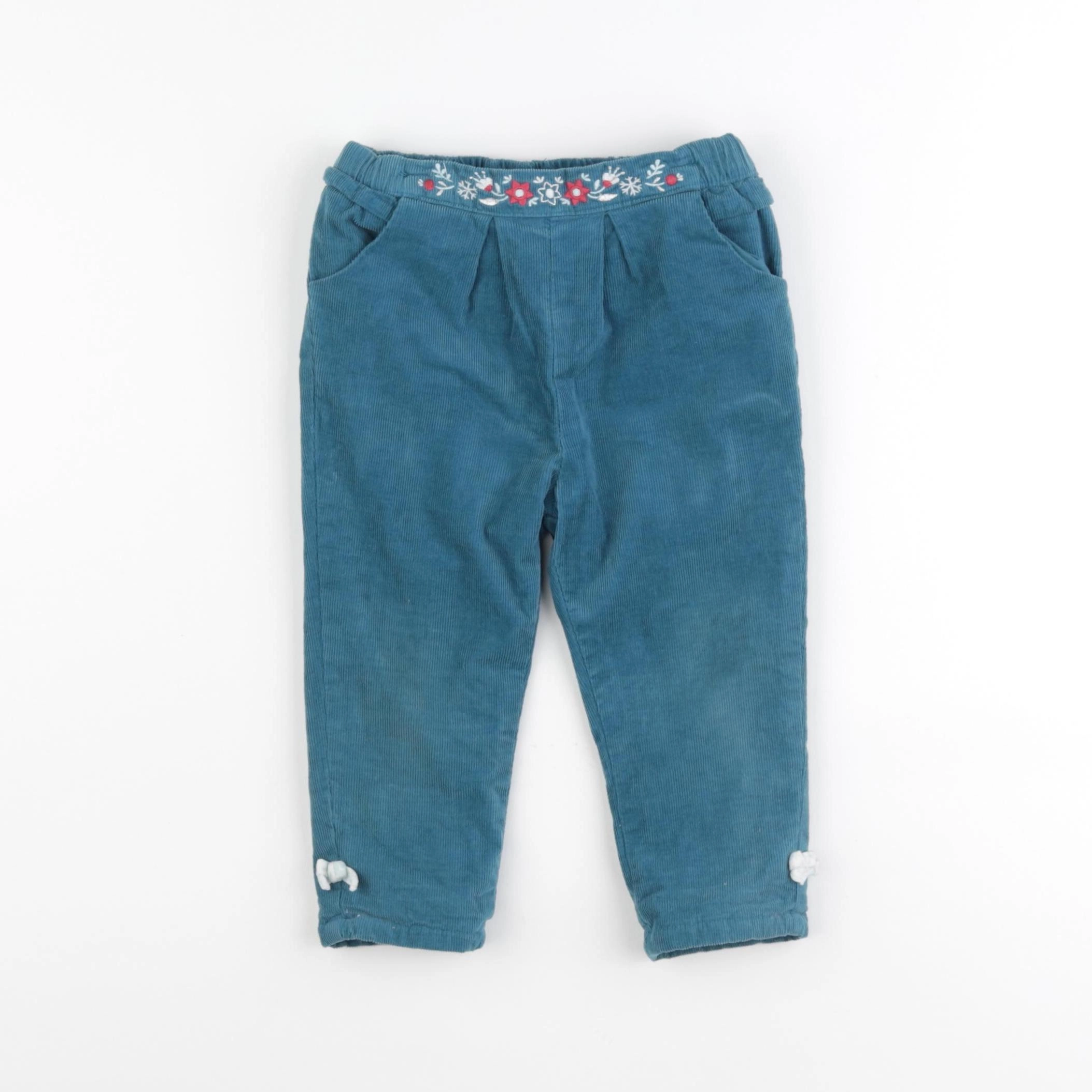 Sergent Major - pantalon doublé bleu - 18 mois