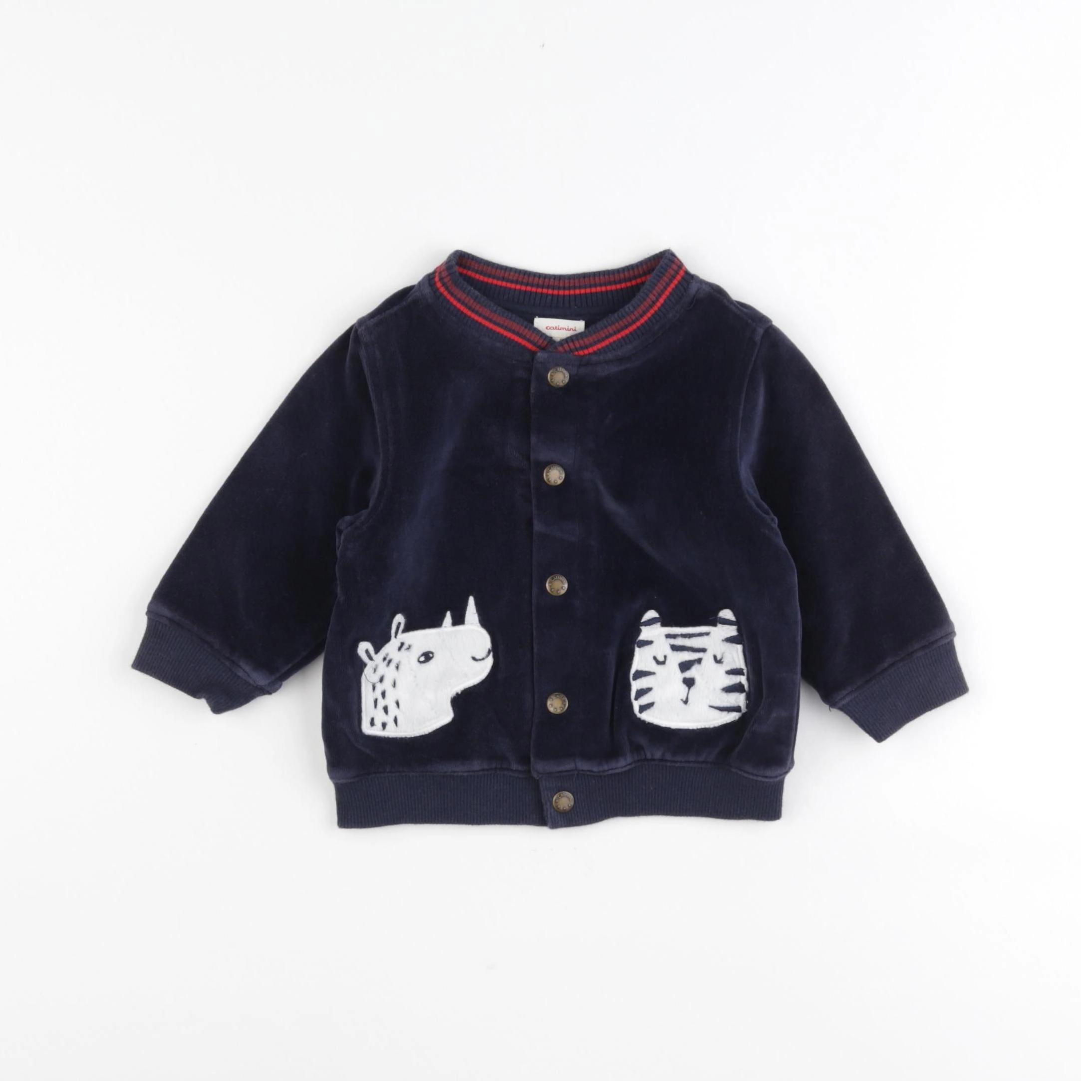 Catimini - sweat bleu - 6 mois
