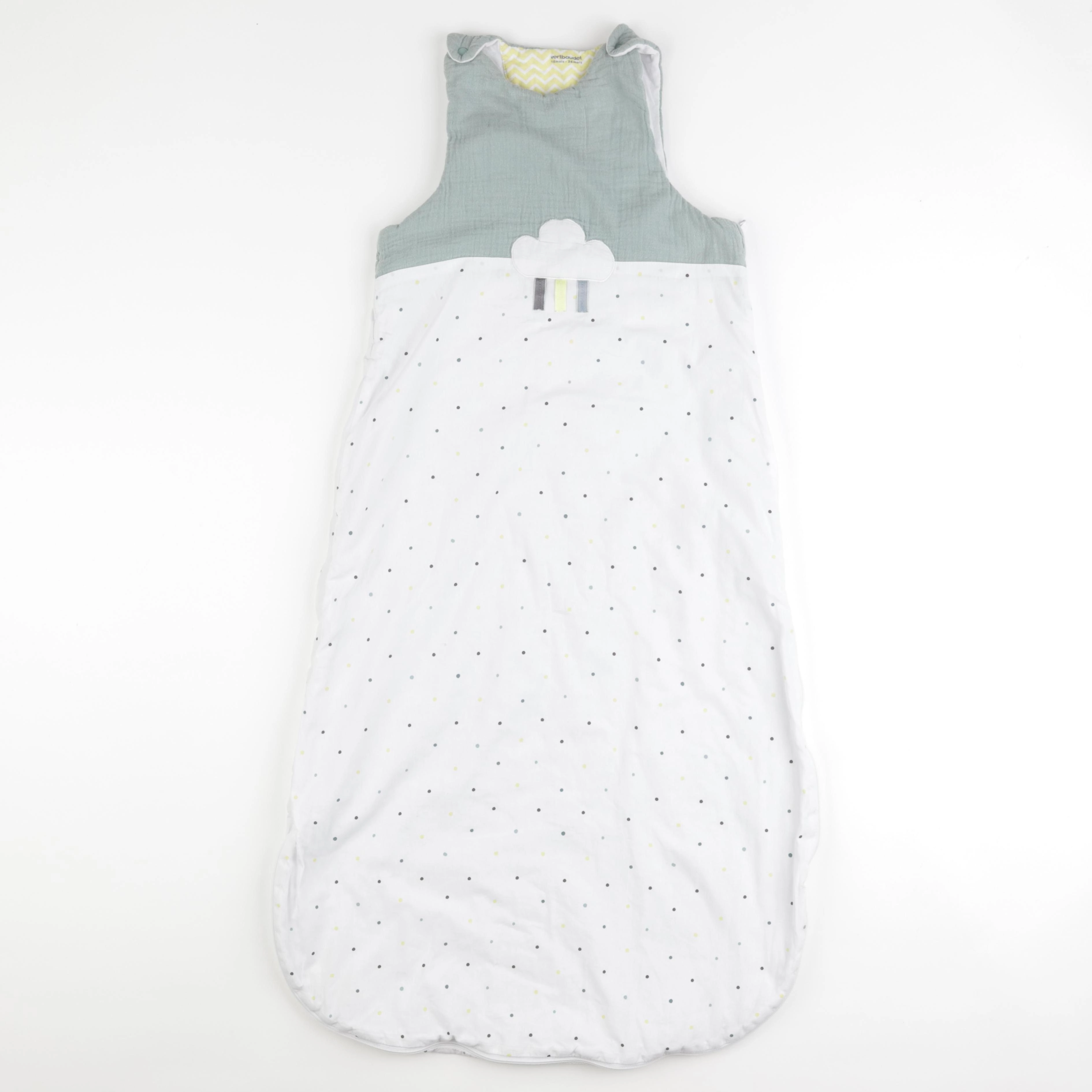 Vertbaudet - gigoteuse blanc - 18/36 mois