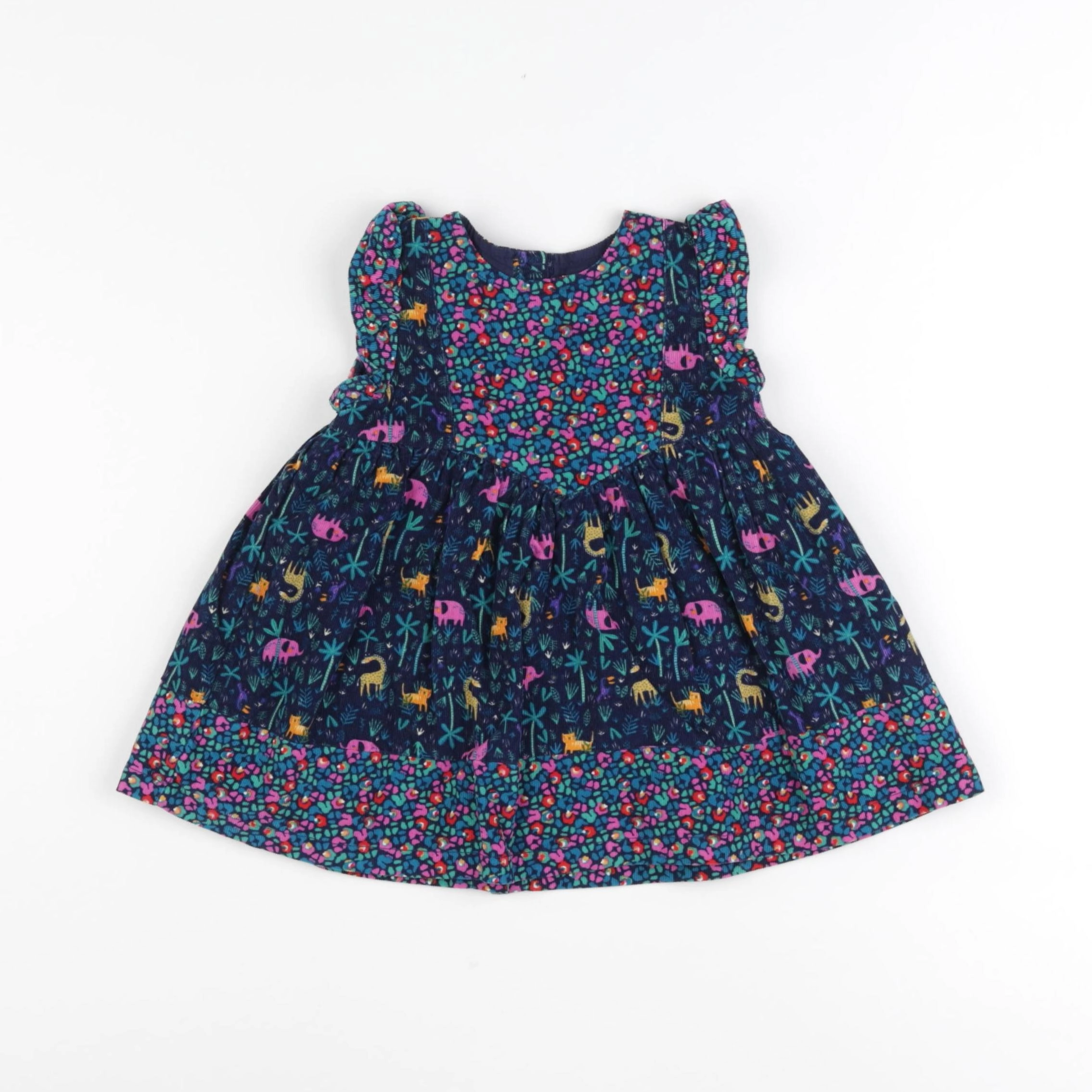 DPAM - robe multicolore - 6 mois