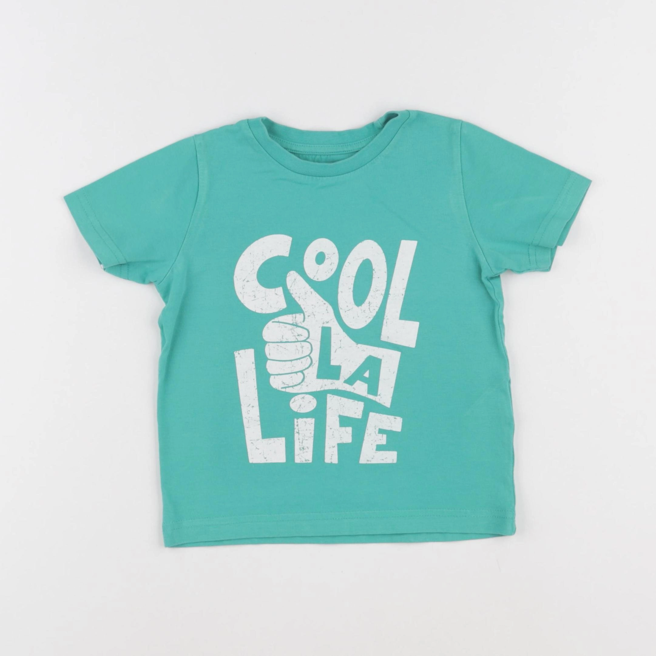 Vertbaudet - tee-shirt vert - 3 ans