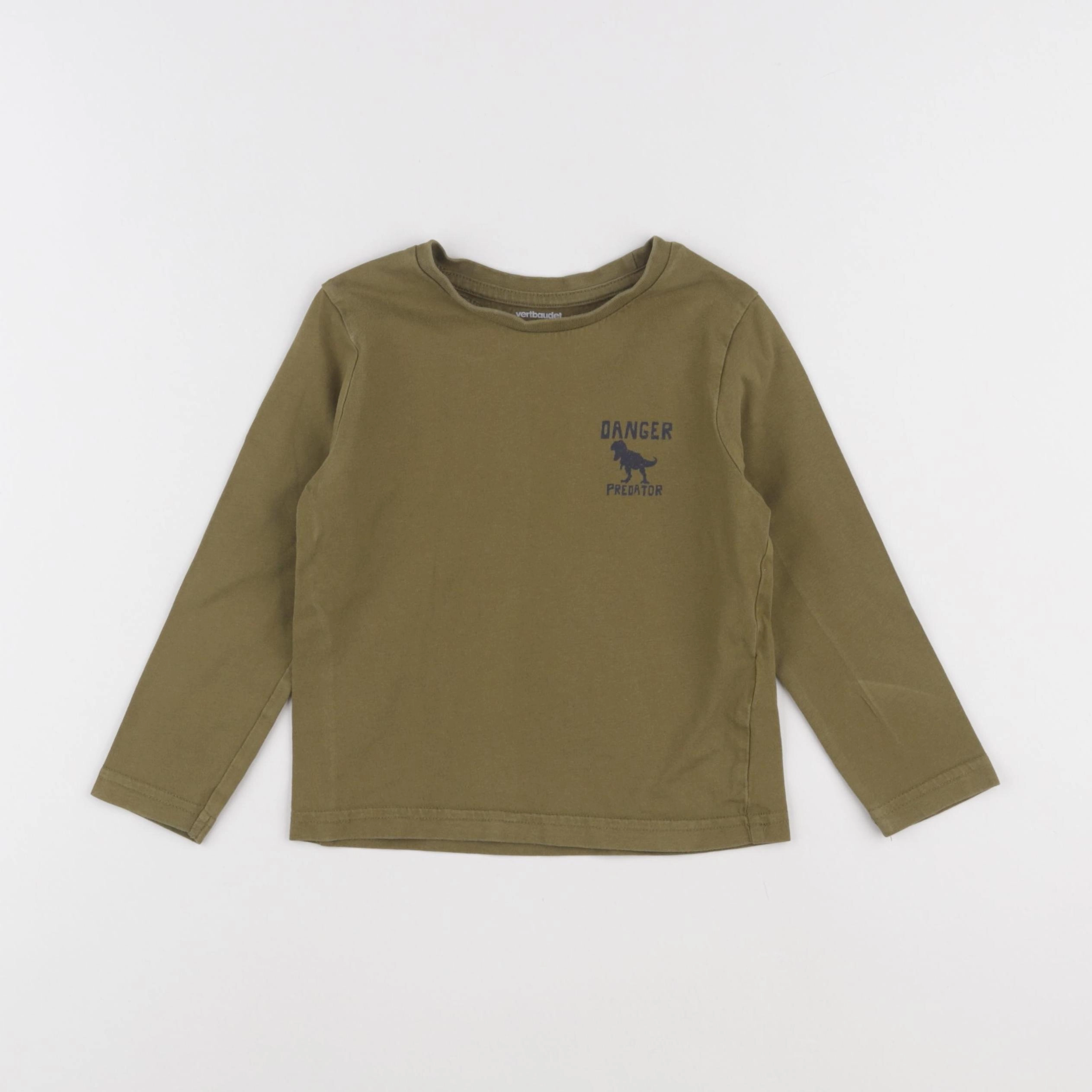 Vertbaudet - tee-shirt vert - 4 ans