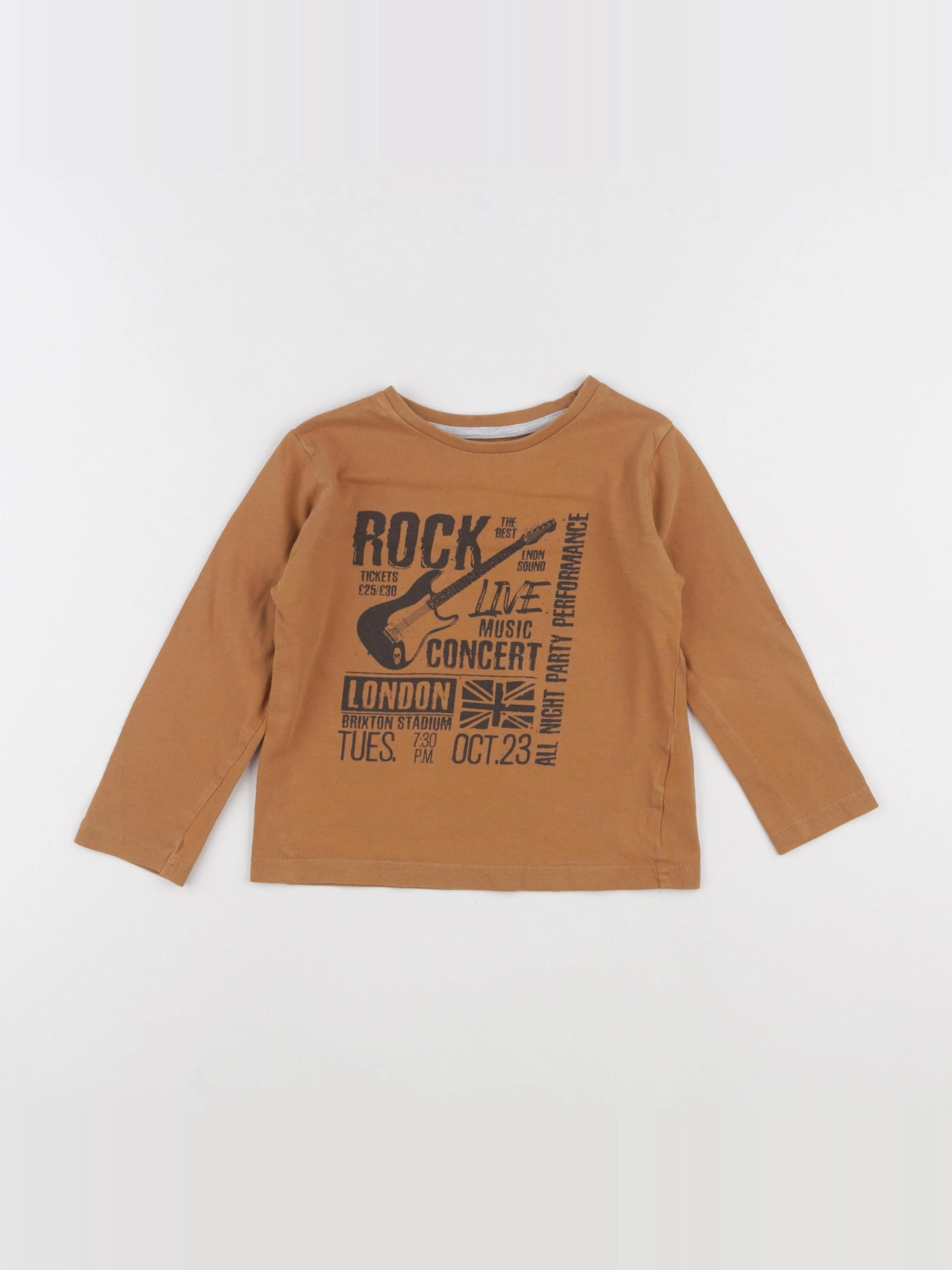 Vertbaudet - tee-shirt orange - 4 ans