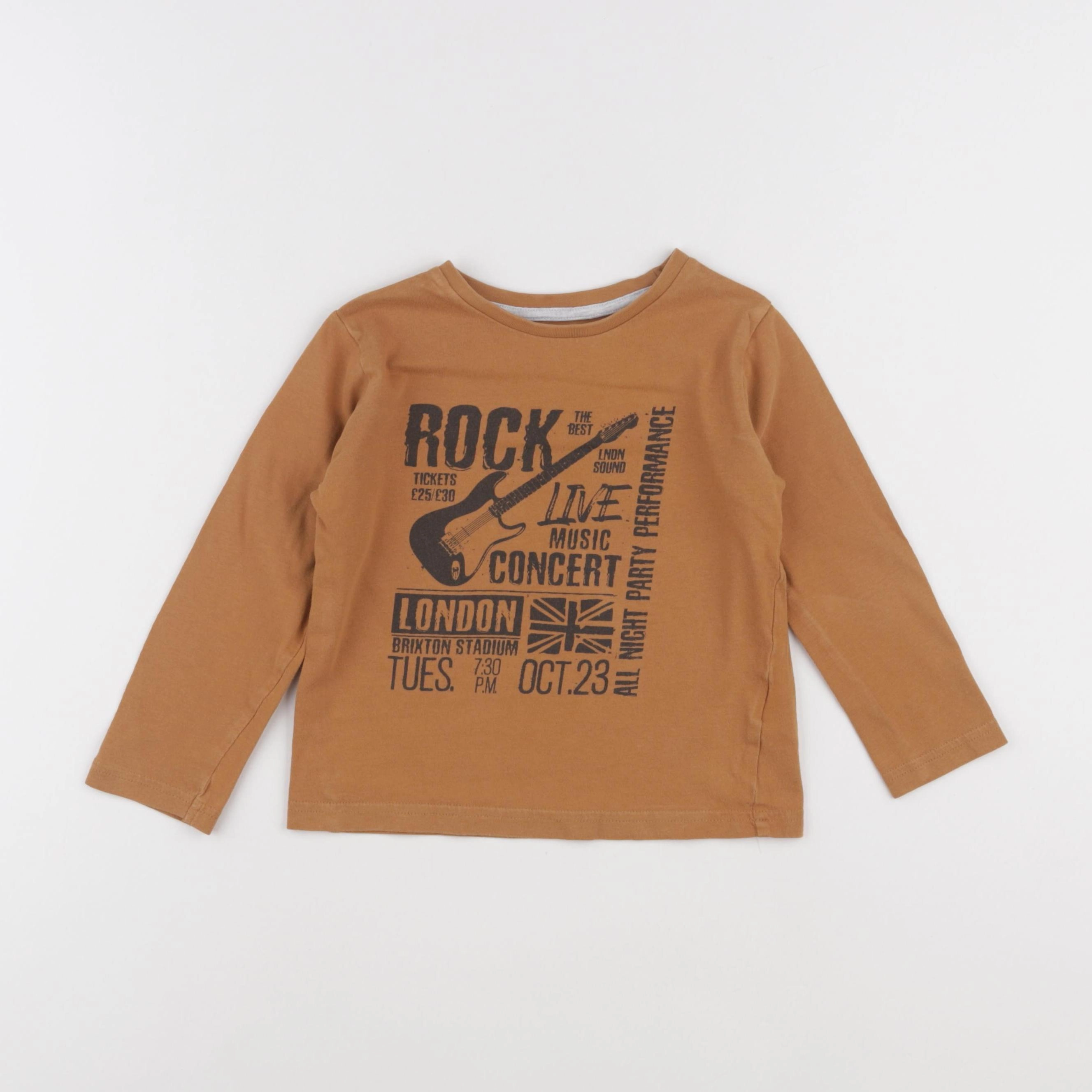 Vertbaudet - tee-shirt orange - 4 ans