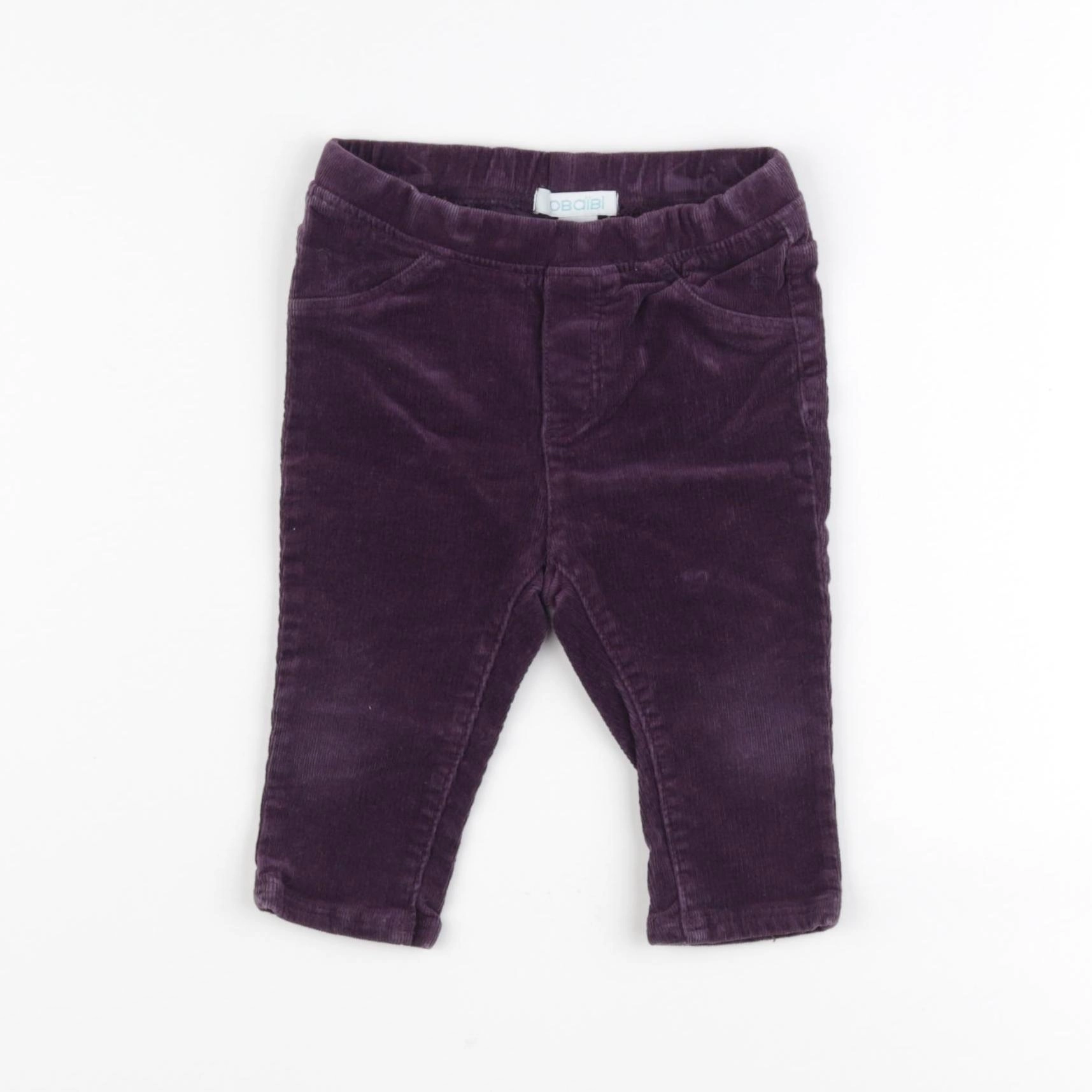 Obaïbi - pantalon violet - 6 mois