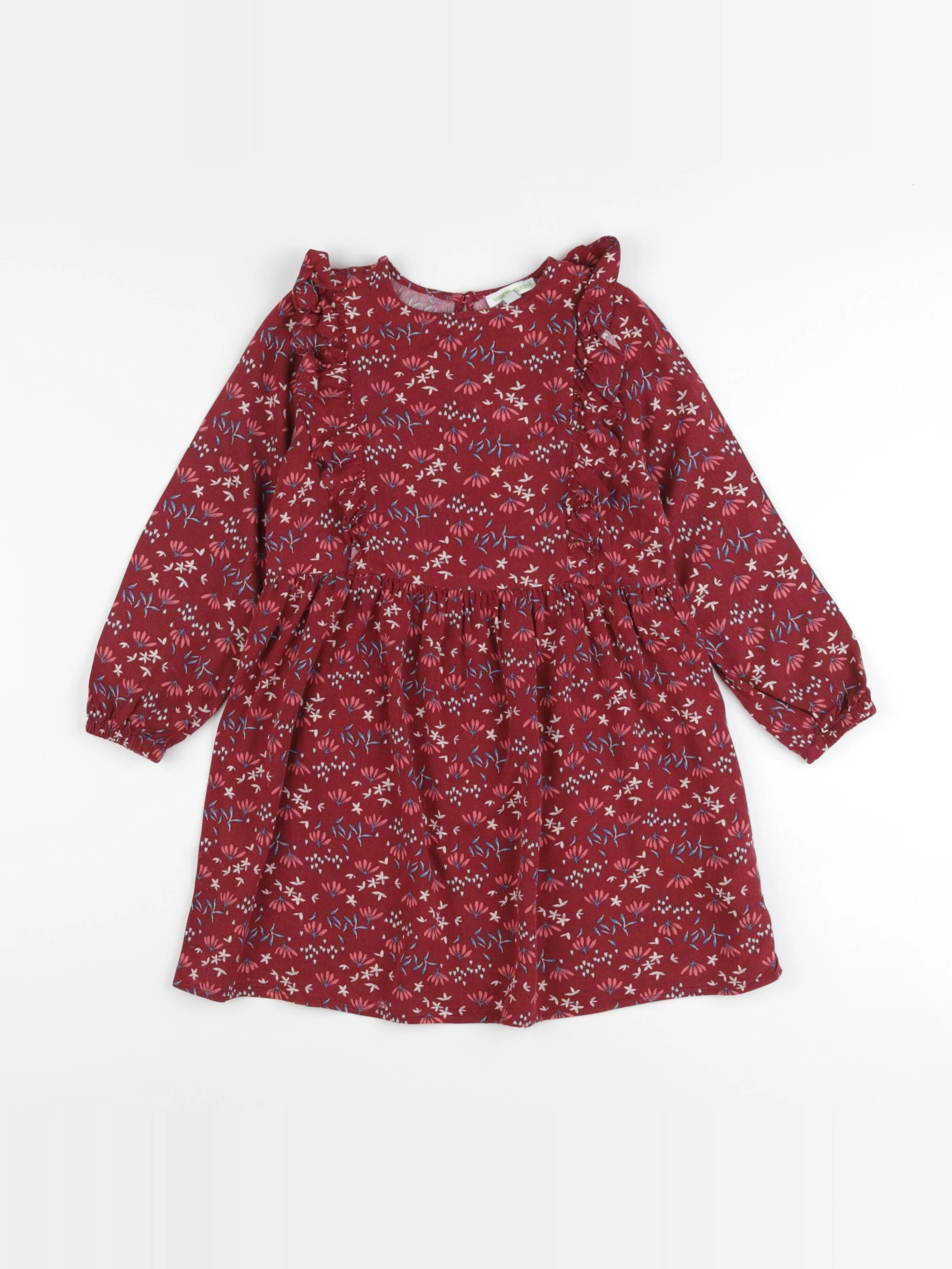 Vertbaudet - robe rouge - 6 ans