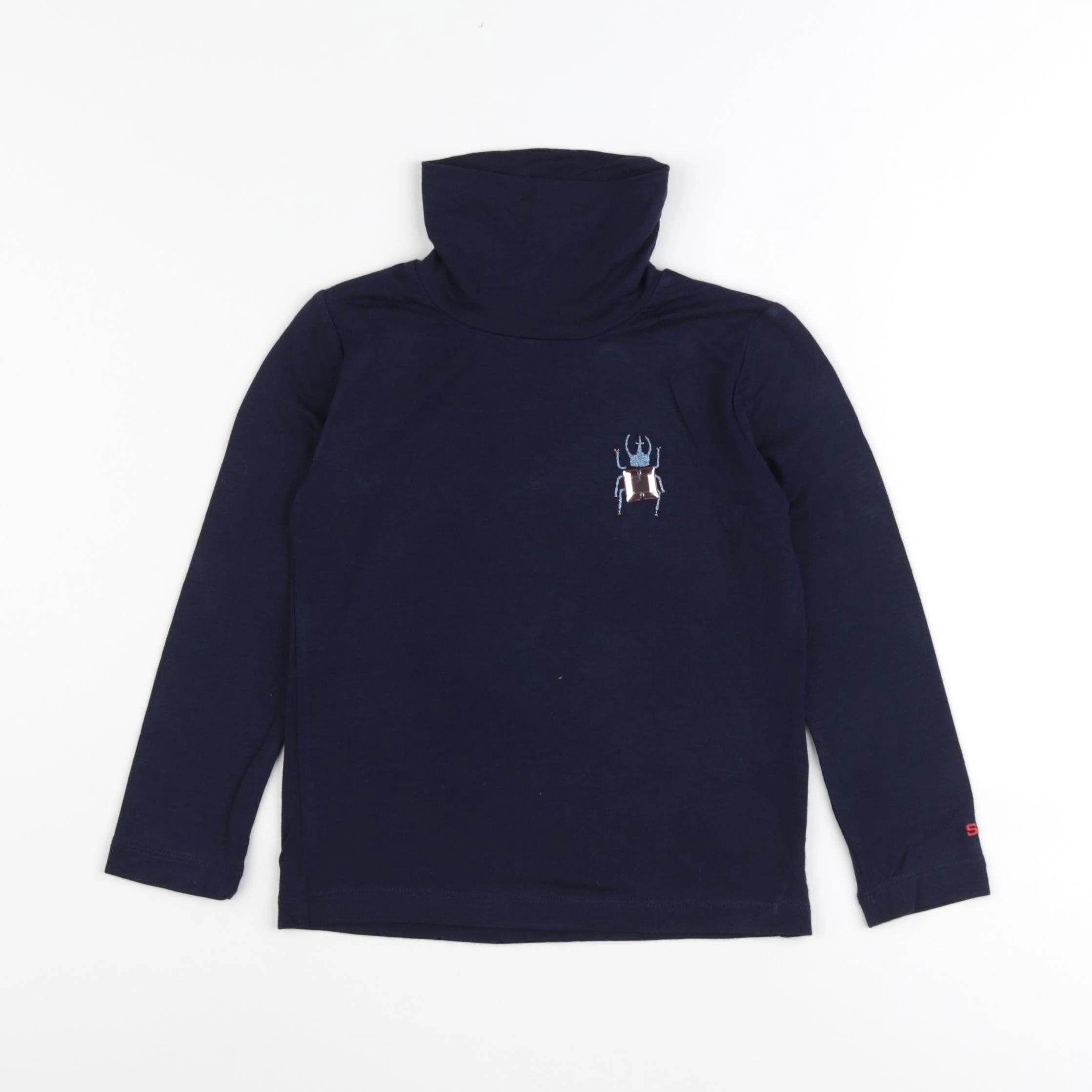 Sonia Rykiel - sous-pull bleu - 4 ans