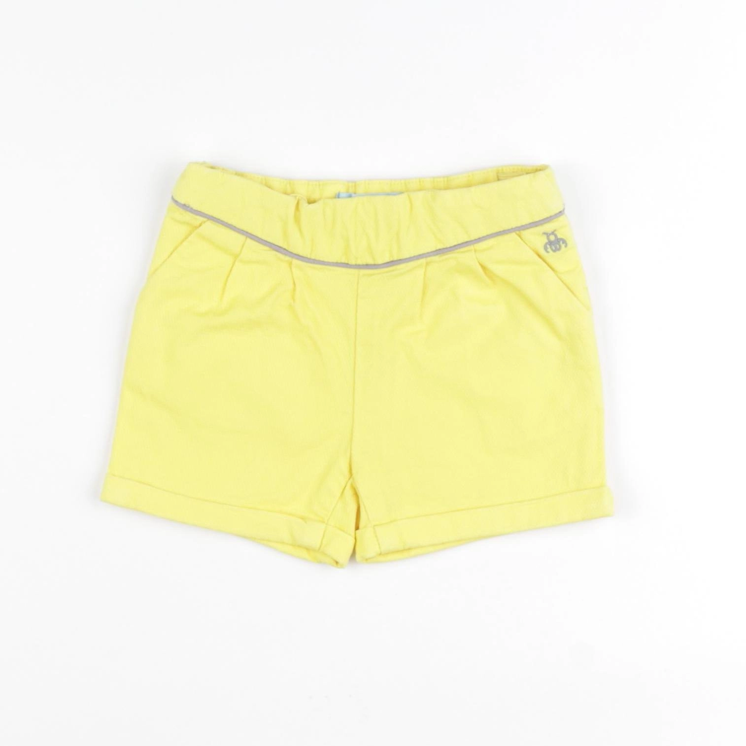 Obaïbi - short jaune - 6 mois