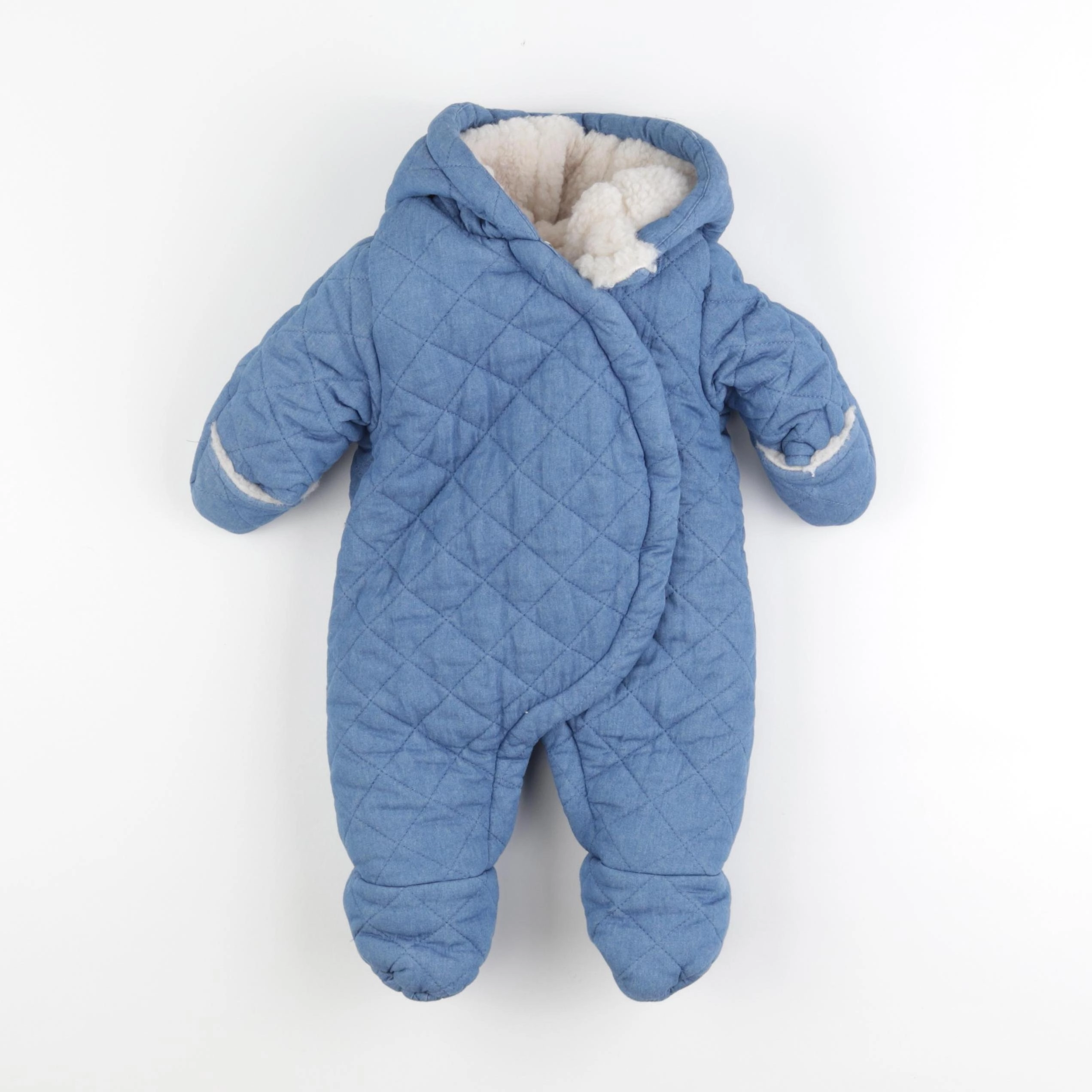 Vertbaudet - combi-pilote bleu - 3 mois