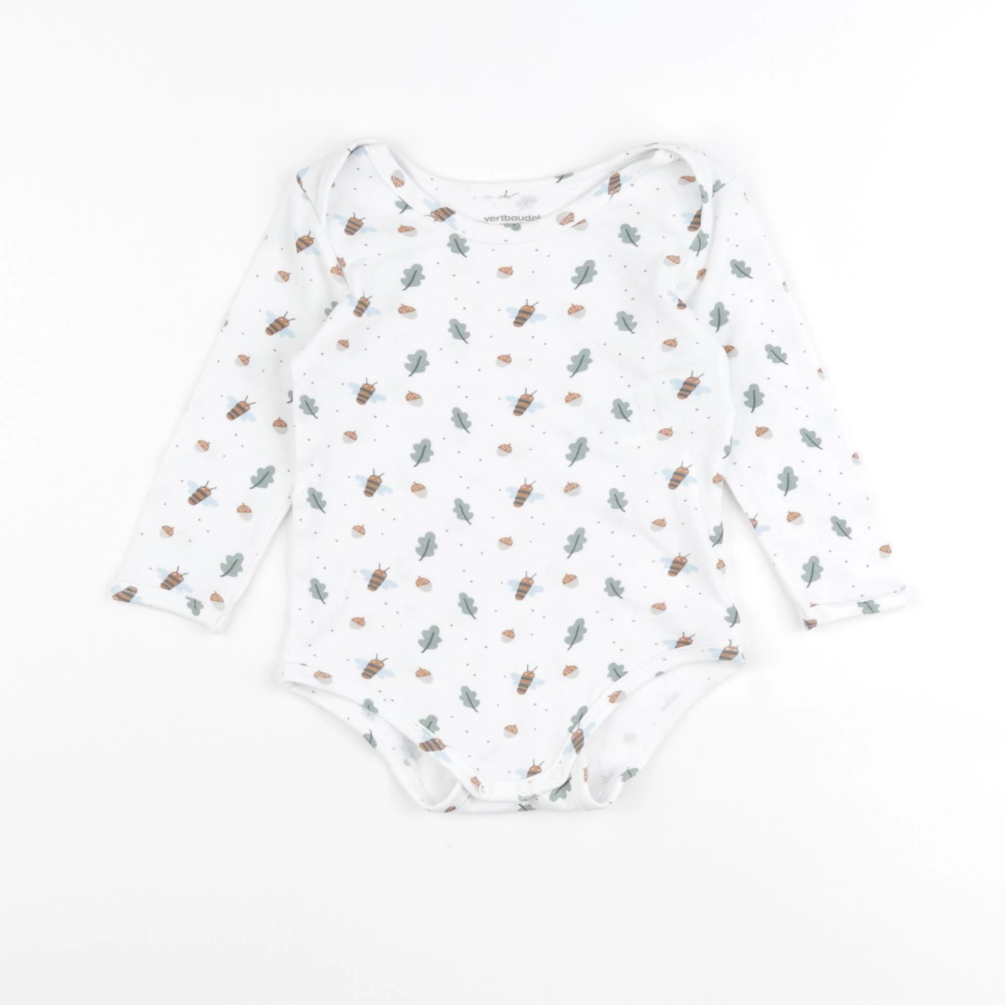 Vertbaudet - body blanc - 18 mois