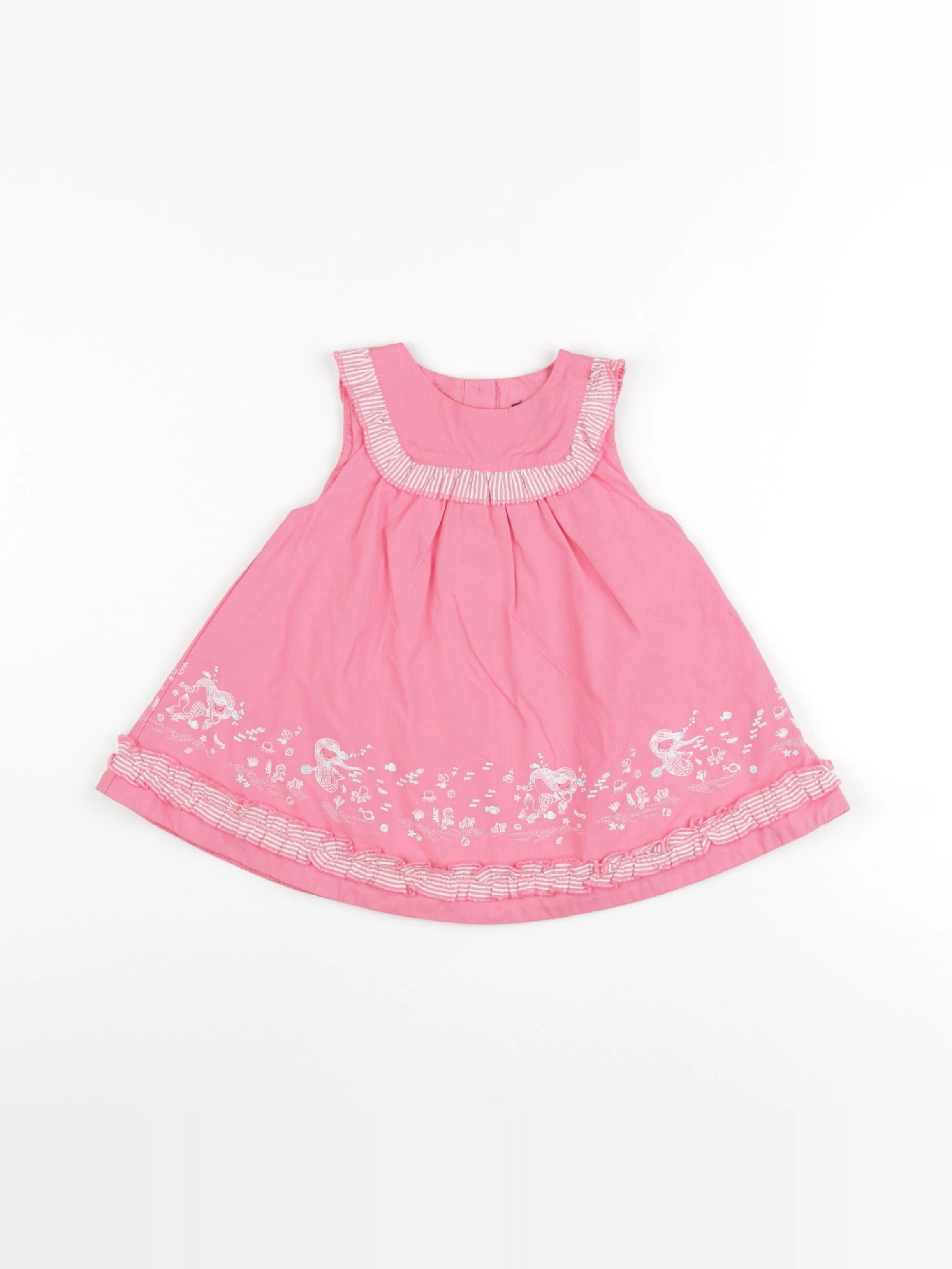 Sergent Major - robe rose - 6 mois