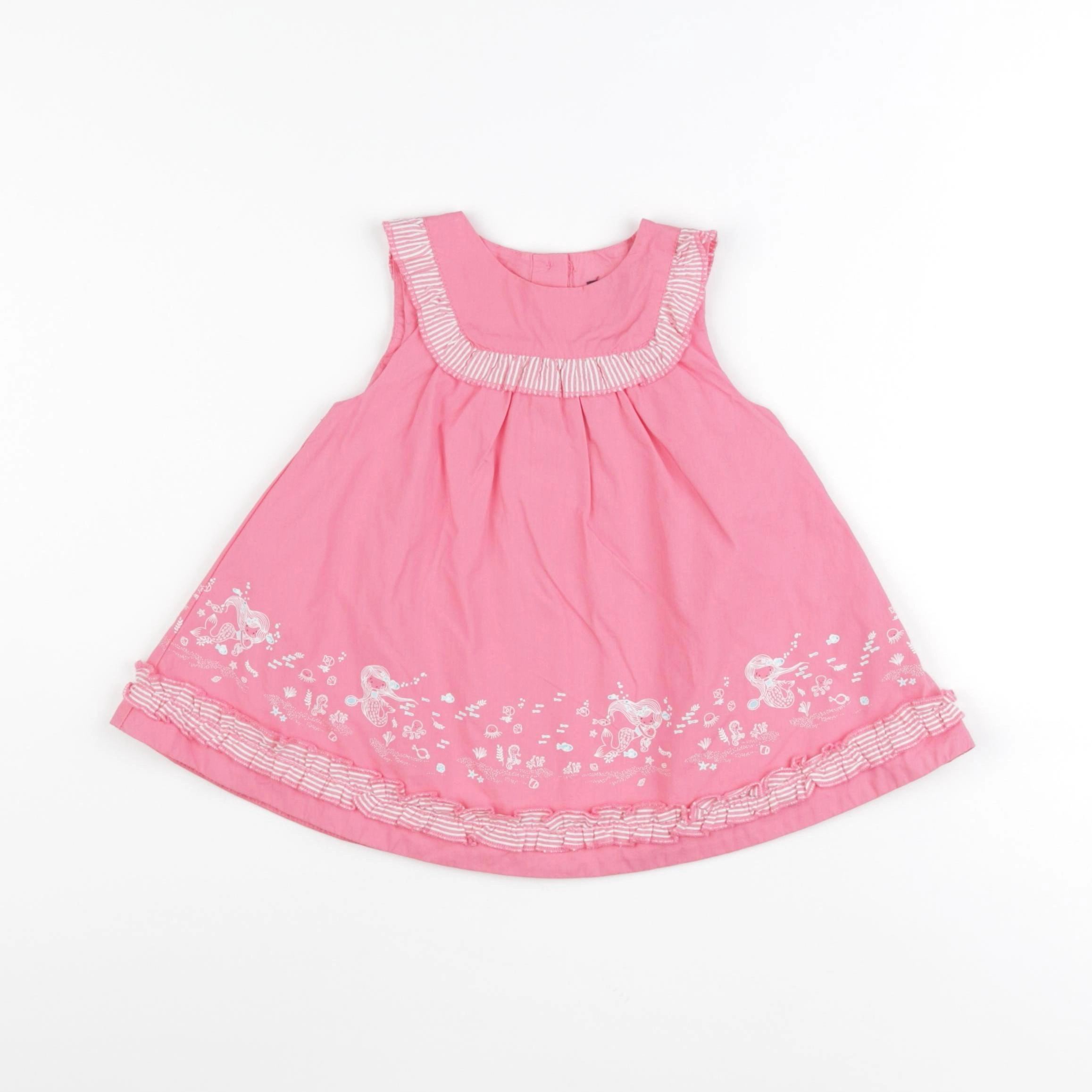 Sergent Major - robe rose - 6 mois