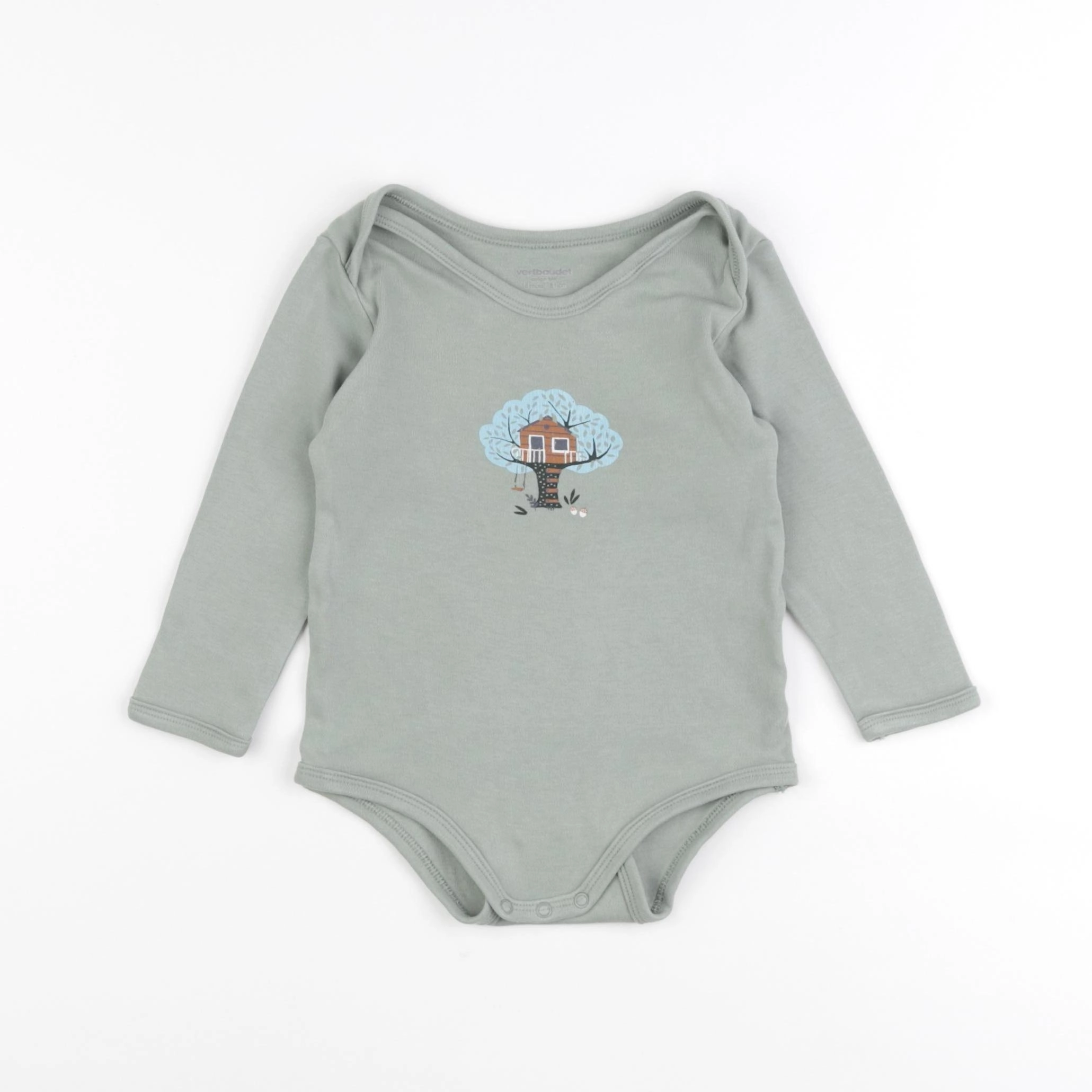 Vertbaudet - body vert - 18 mois