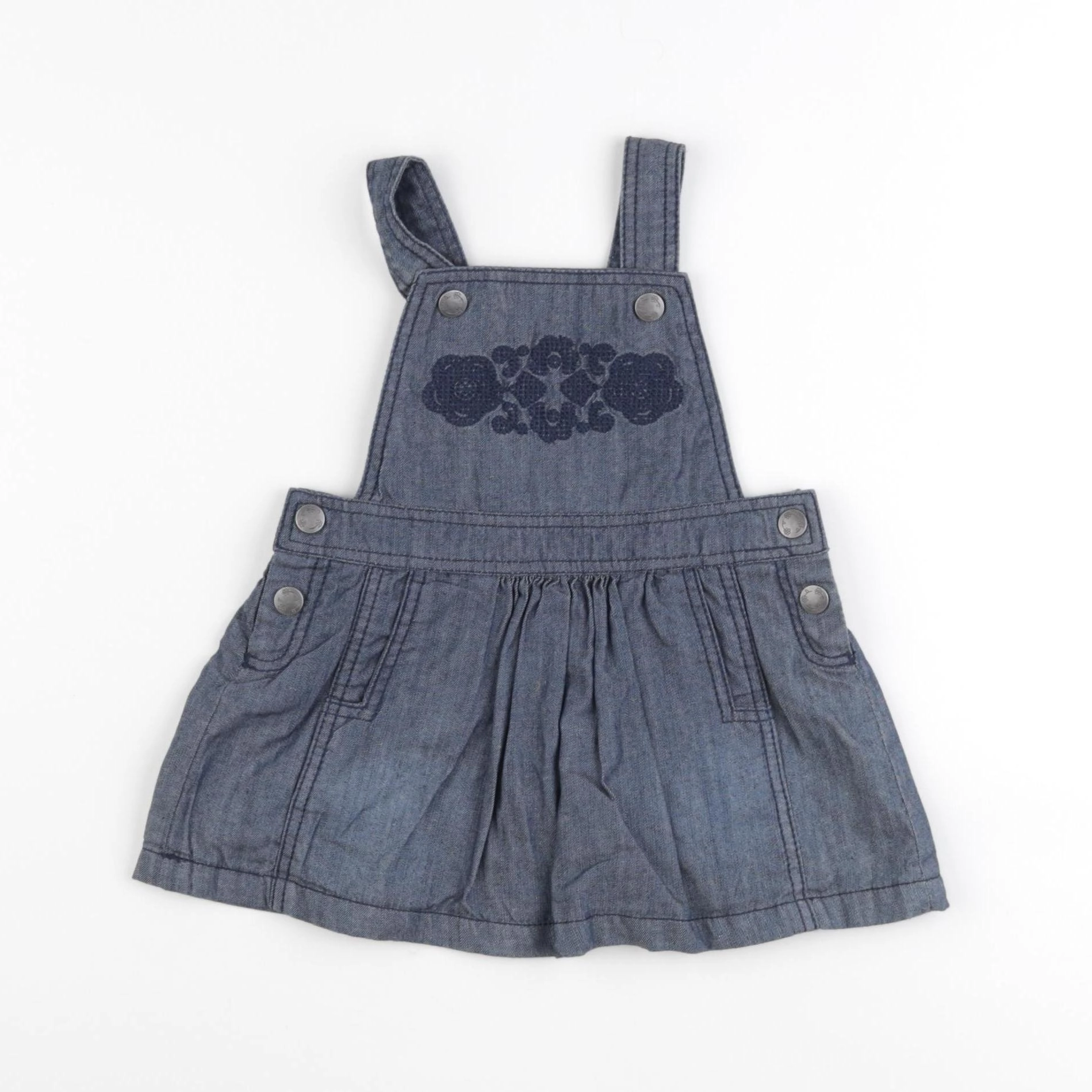 DPAM - robe bleu - 6 mois
