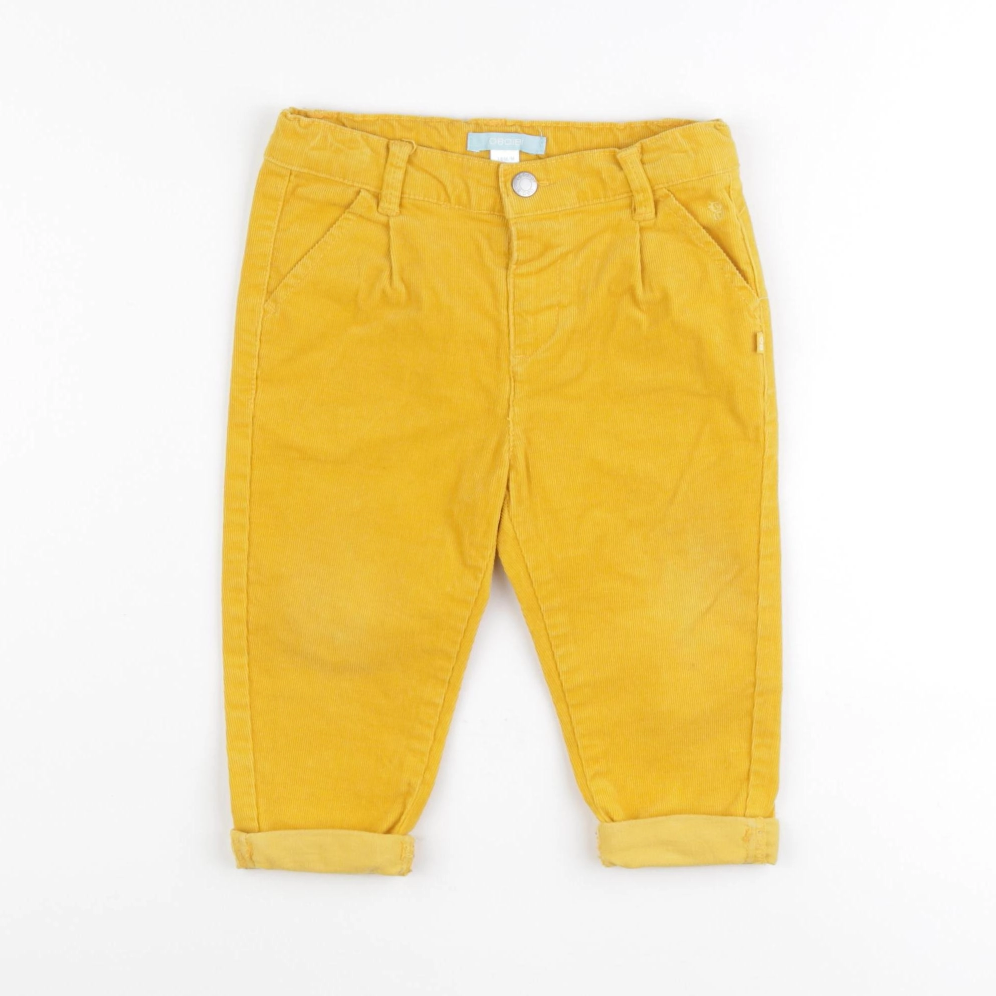 Obaïbi - pantalon jaune - 18 mois