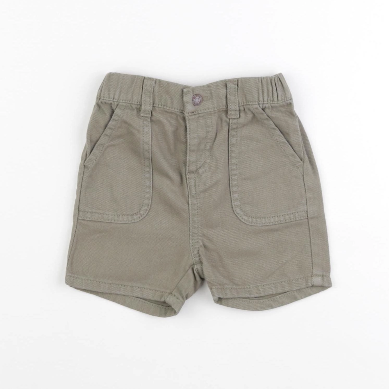 Vertbaudet - short vert - 9 mois