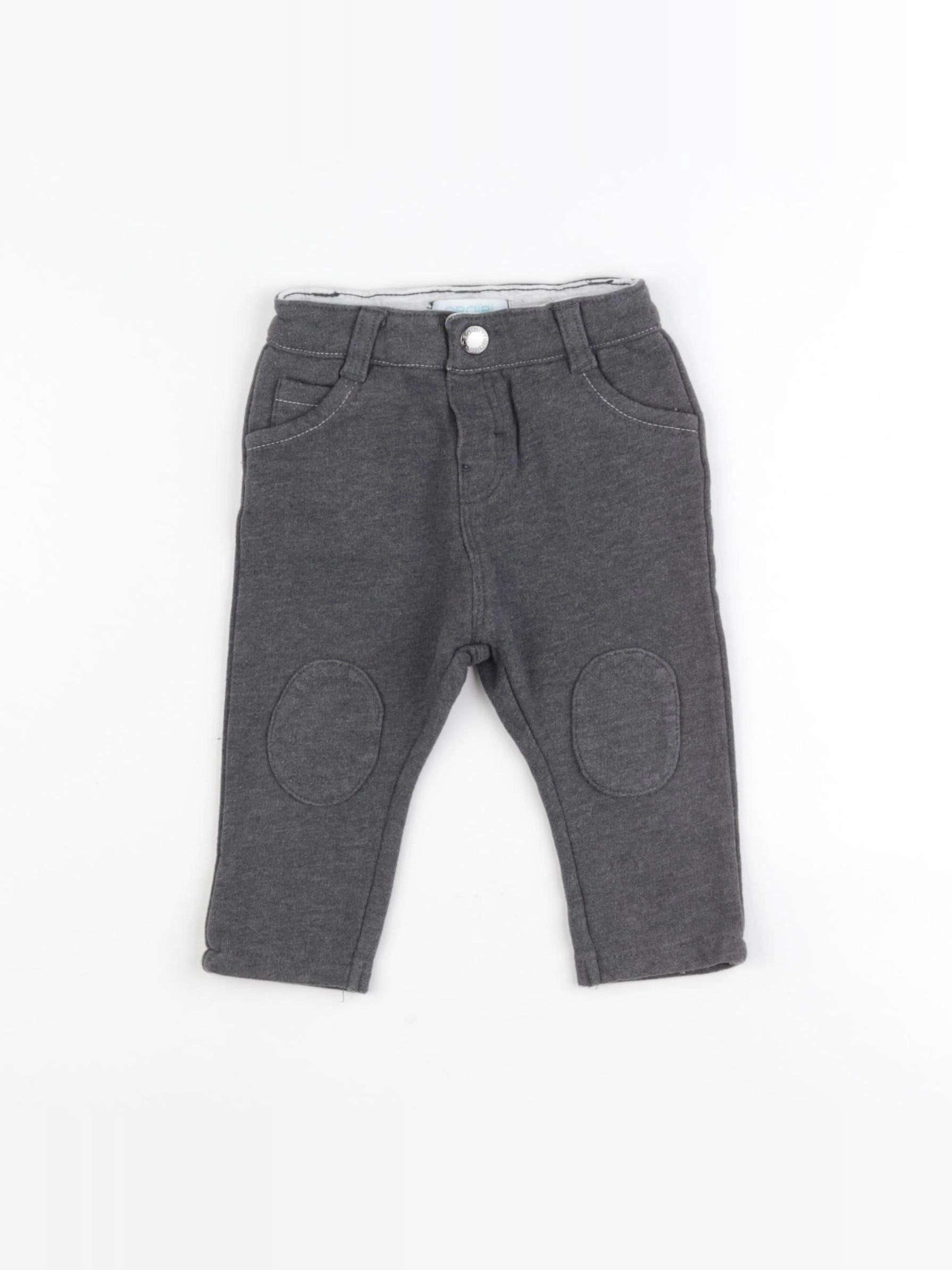 Obaïbi - pantalon gris - 6 mois