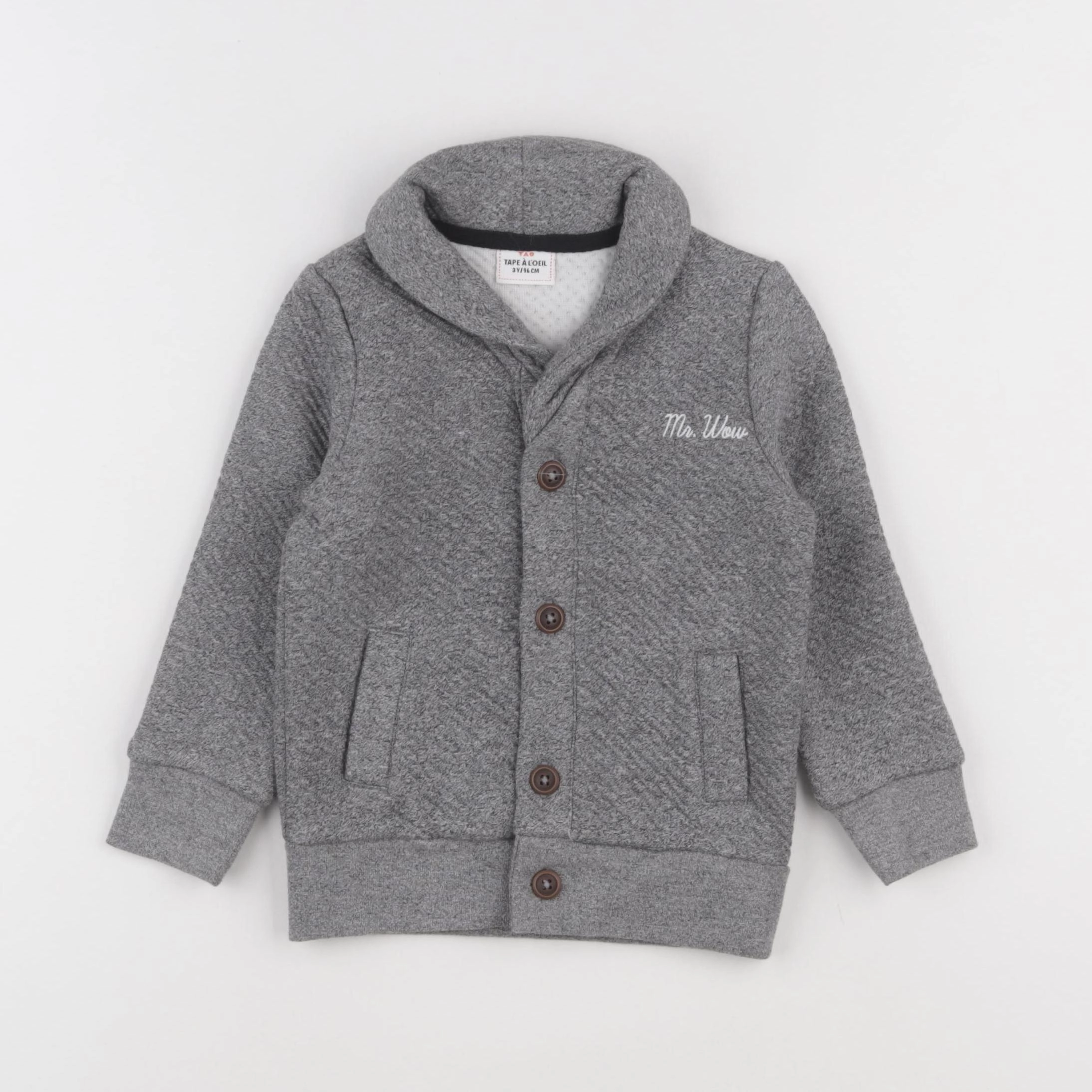 Tape à l'oeil - veste gris - 3 ans