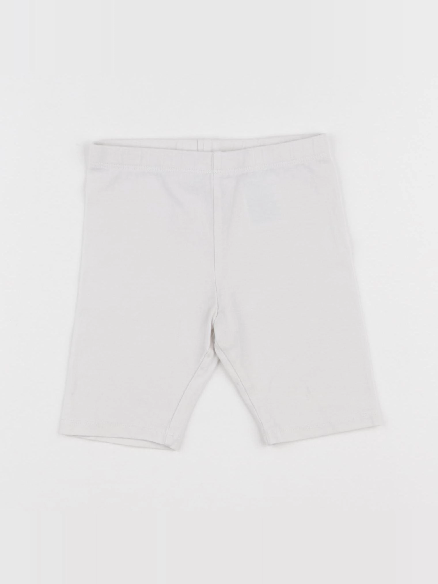 H&M - legging court blanc - 3/4 ans