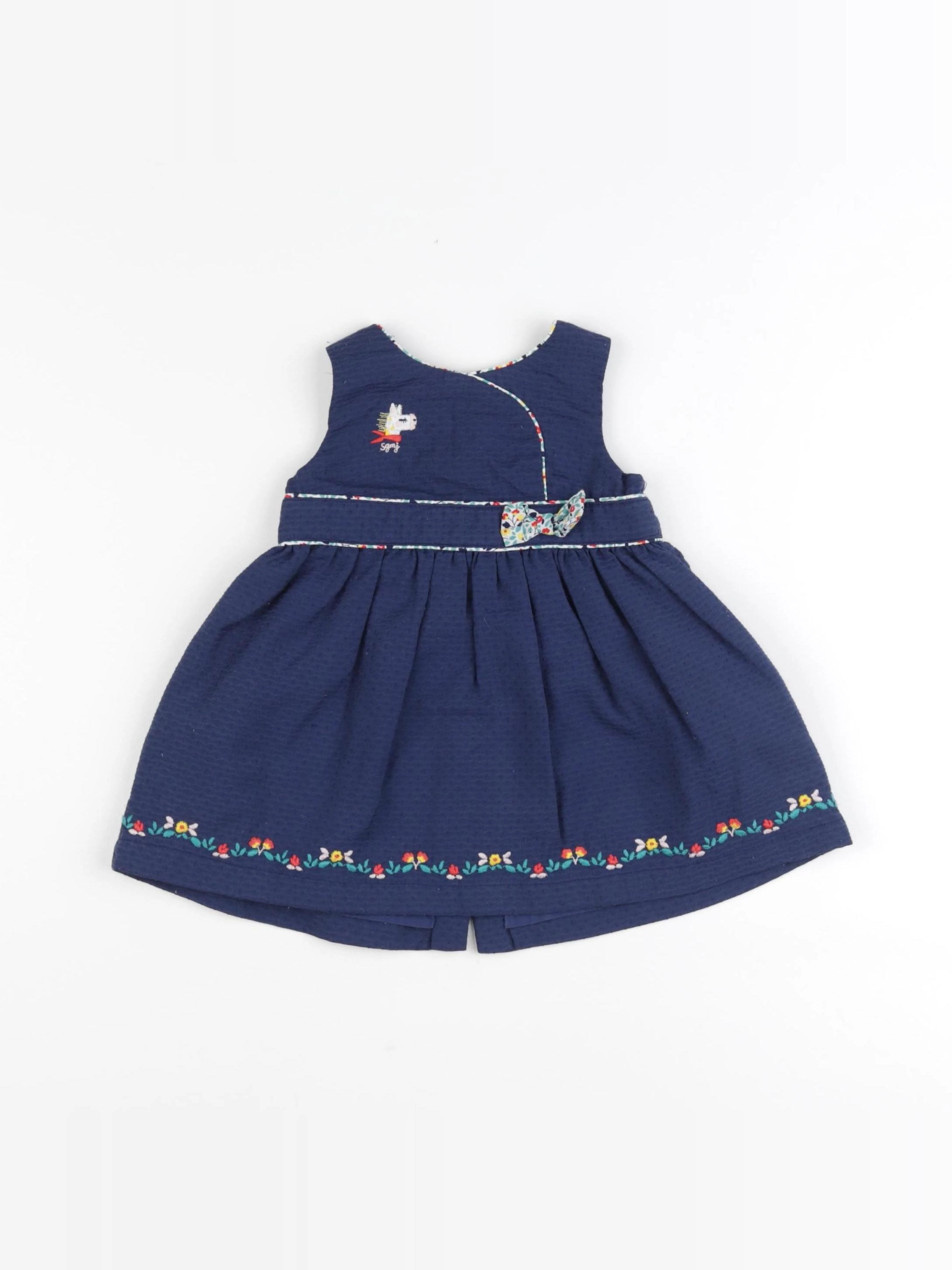 Sergent Major - robe bleu - 6 mois