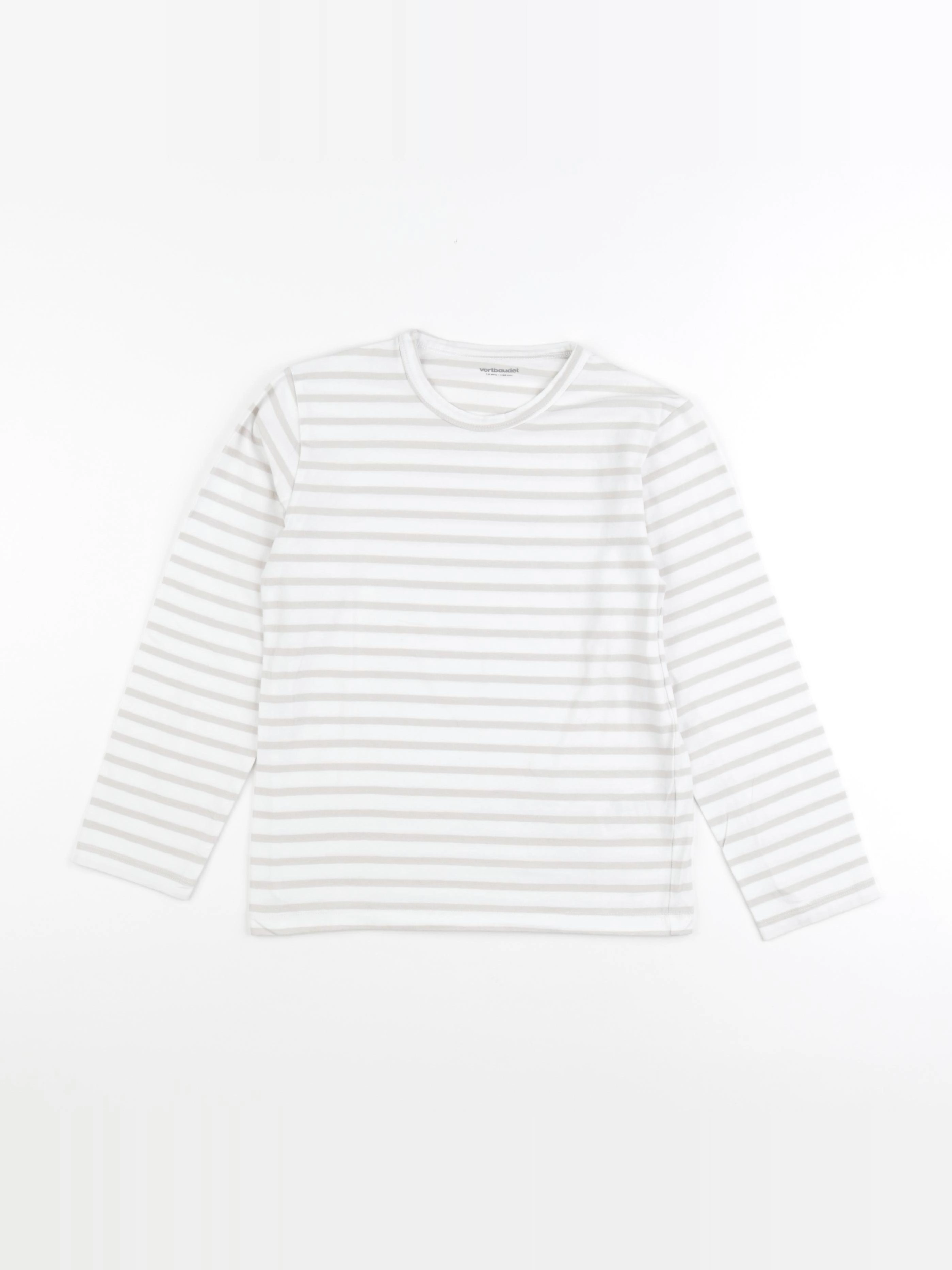 Vertbaudet - tee-shirt beige - 10 ans