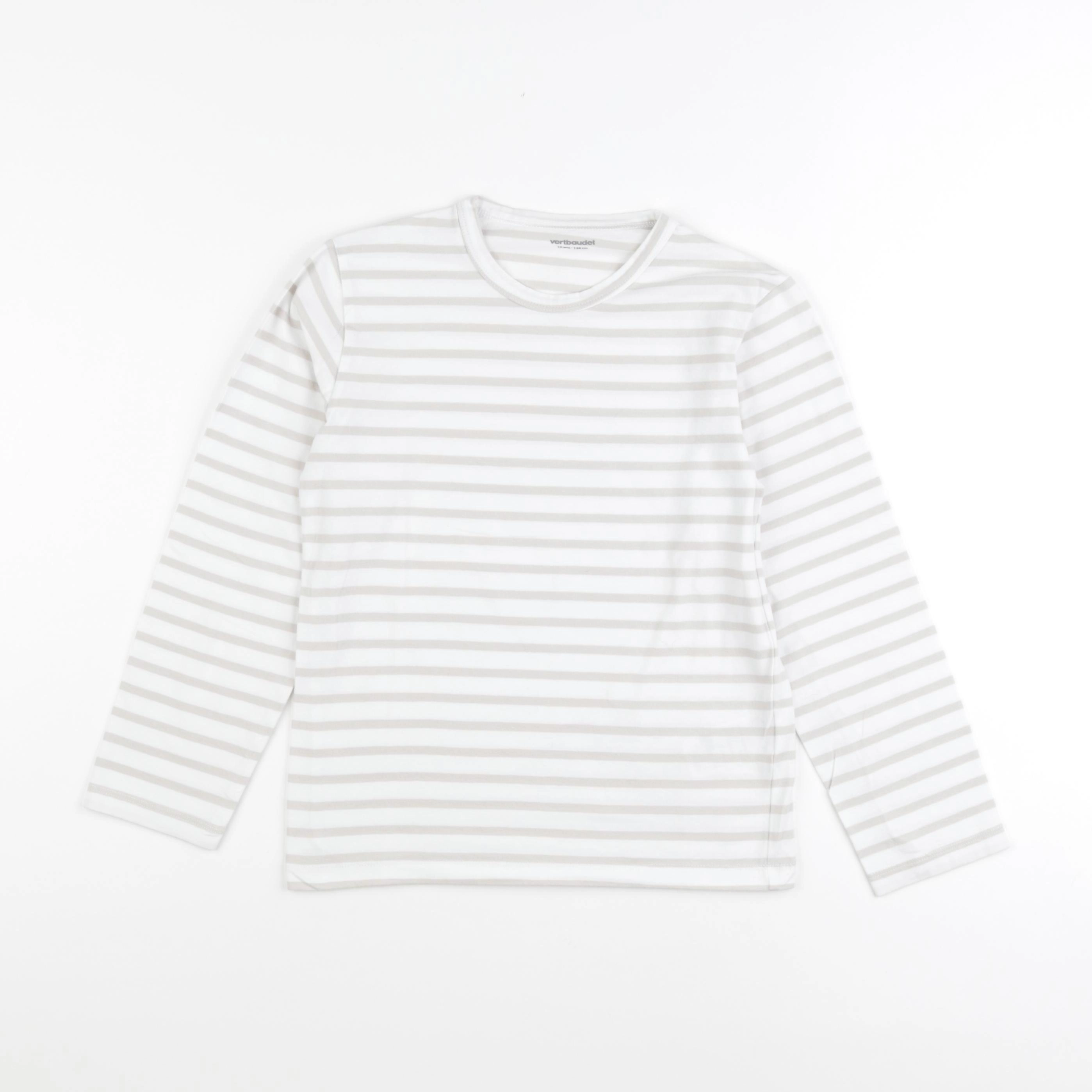 Vertbaudet - tee-shirt beige - 10 ans
