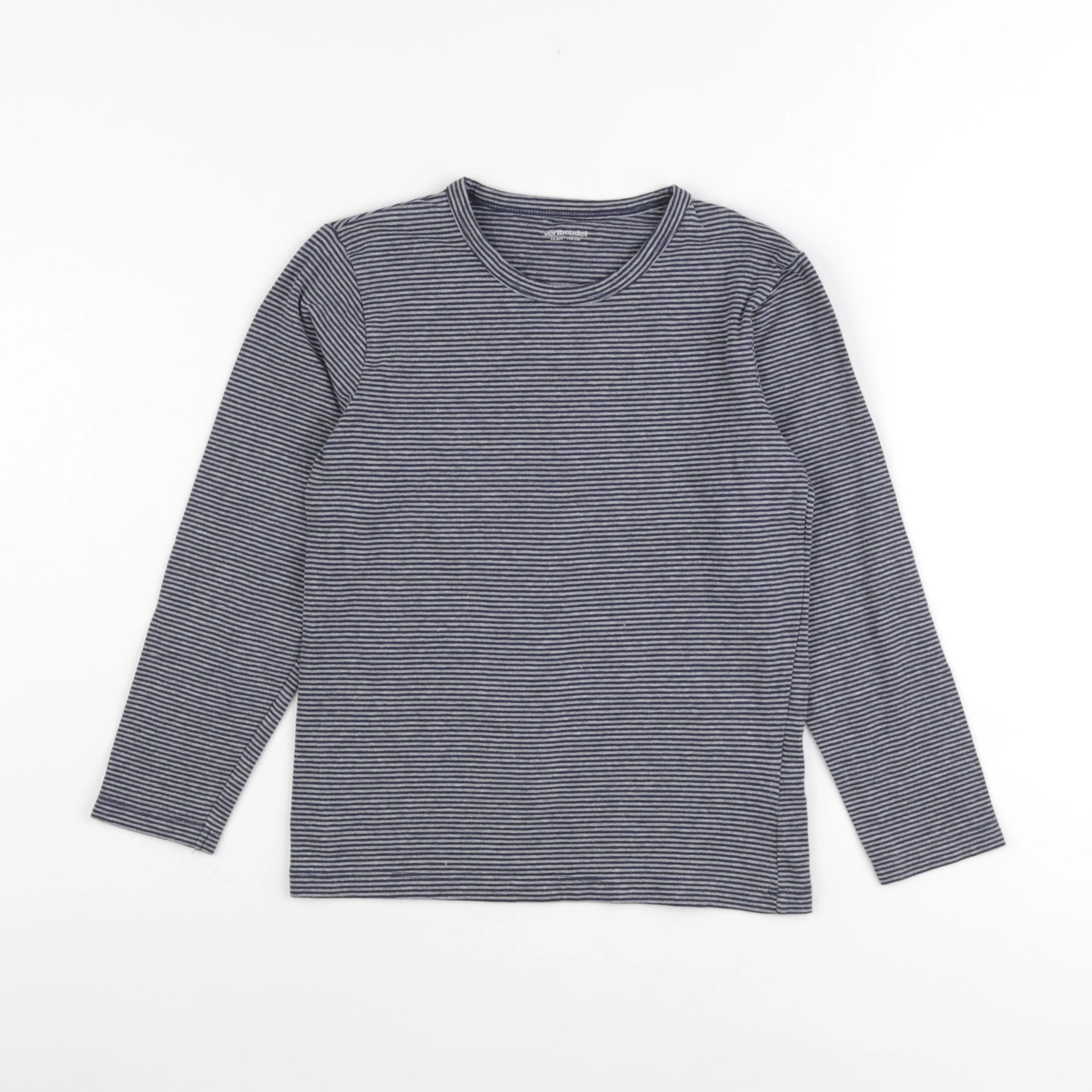 Vertbaudet - tee-shirt bleu - 10 ans