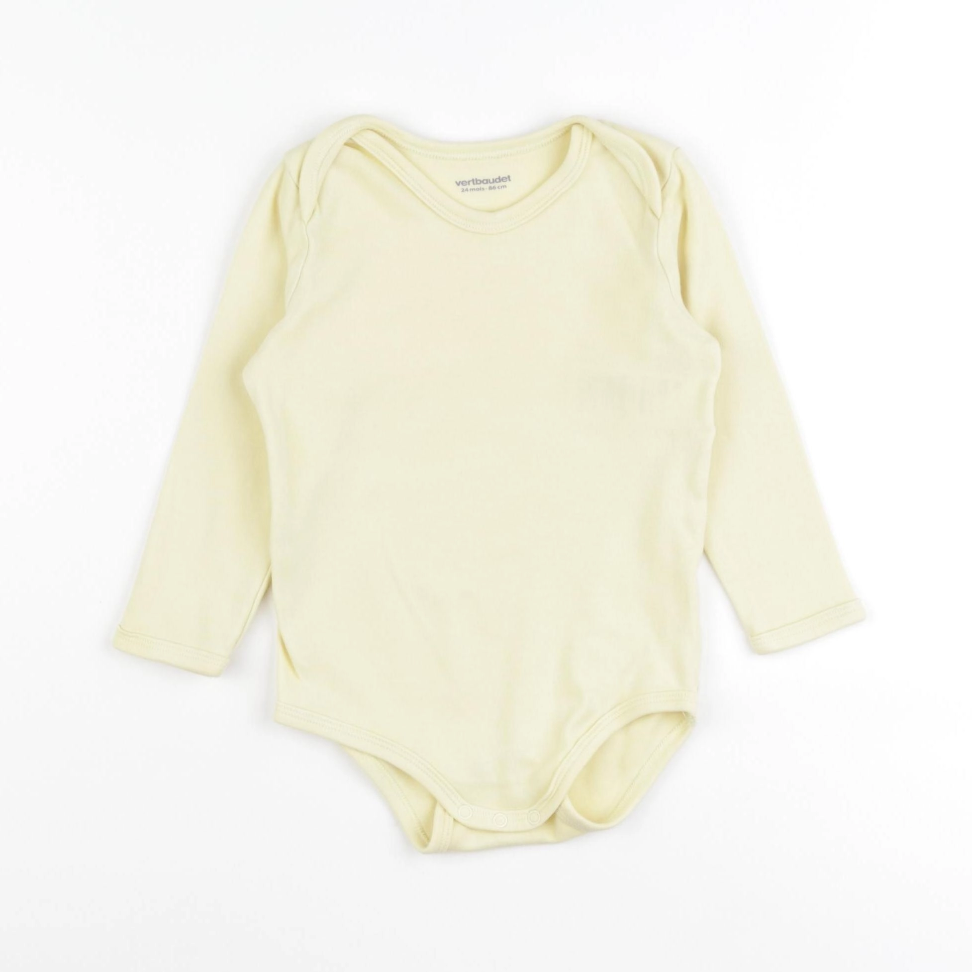 Vertbaudet - body jaune - 24 mois