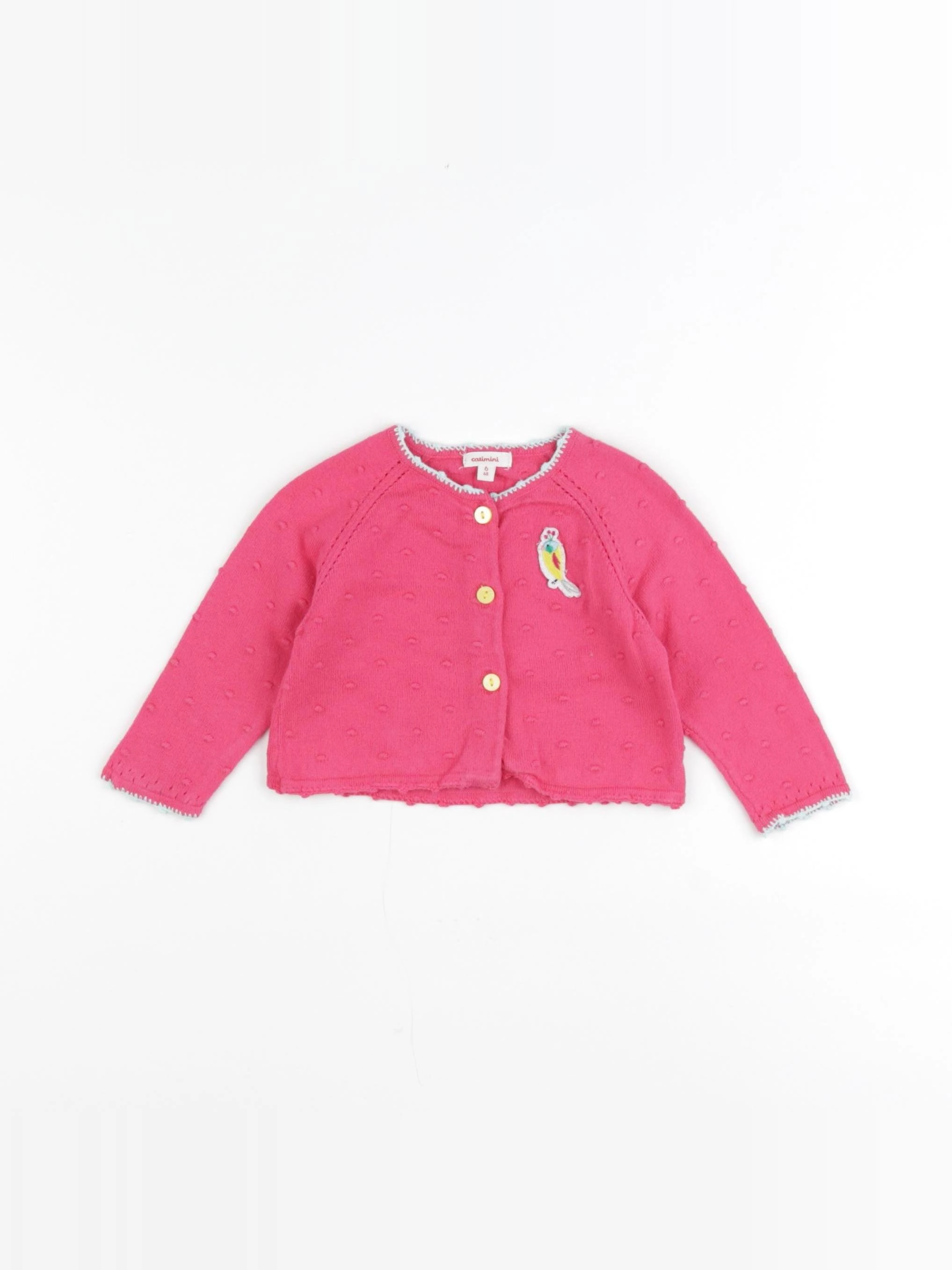 Catimini - gilet rose - 6 mois