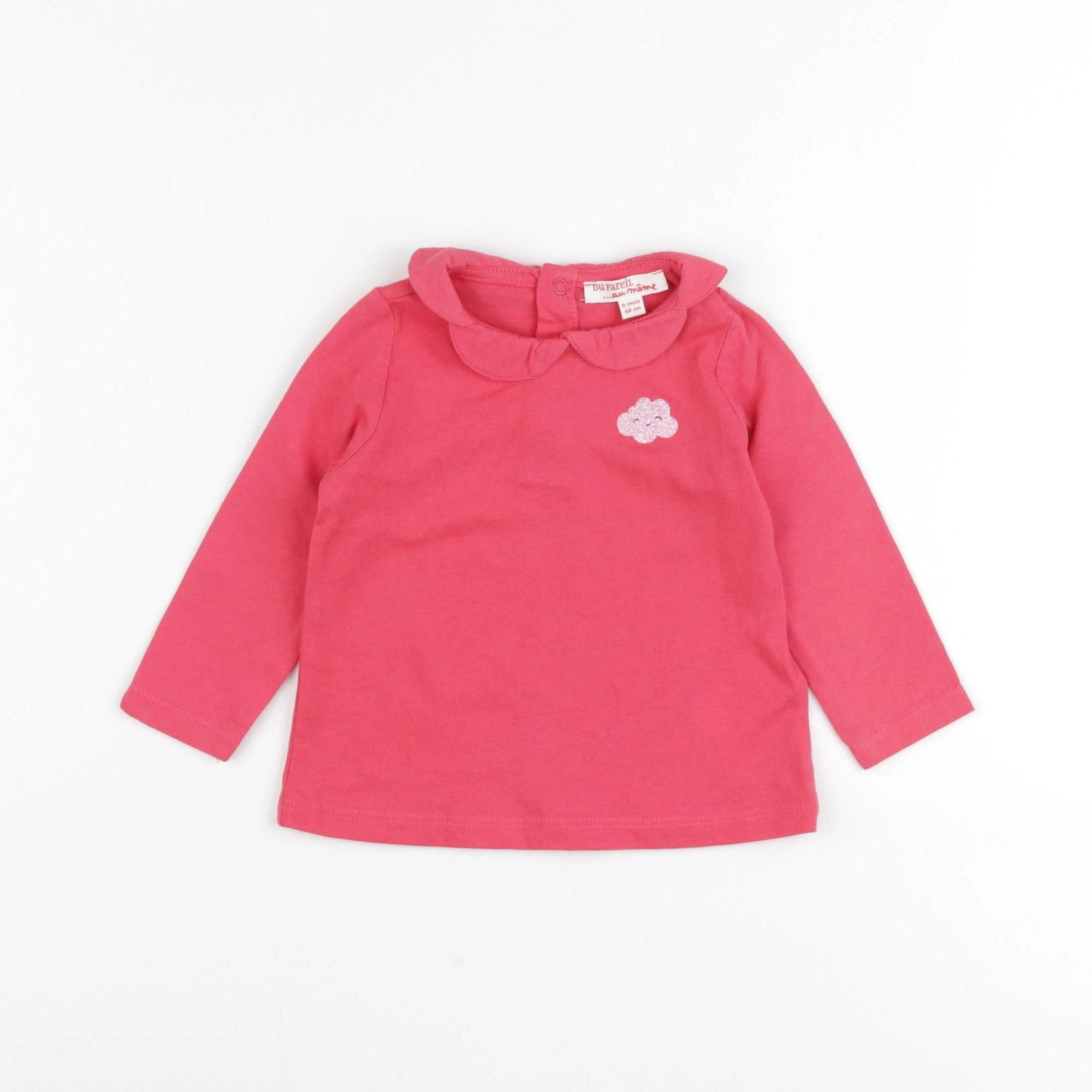 DPAM - tee-shirt rouge - 6 mois
