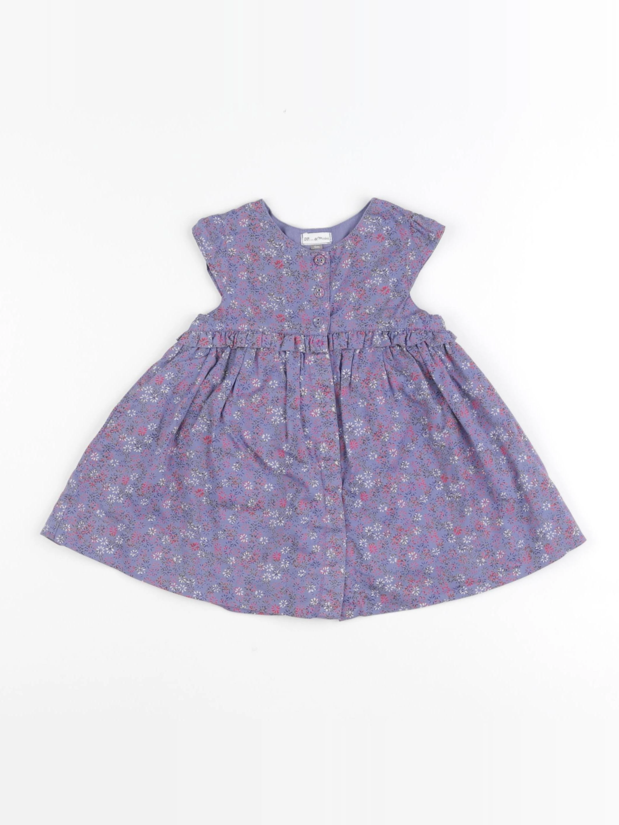 DPAM - robe violet - 6 mois