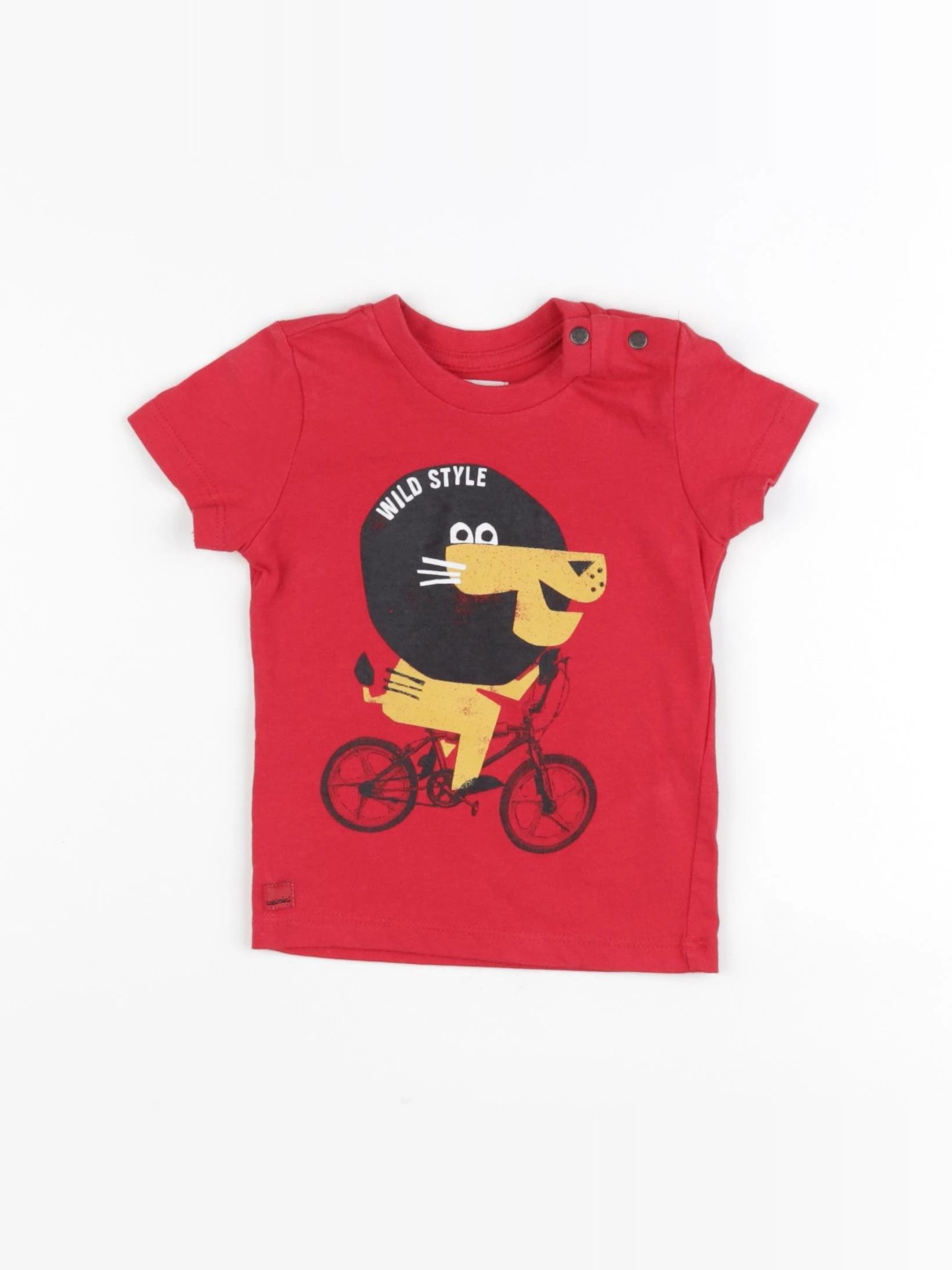 Catimini - tee-shirt rouge - 6 mois
