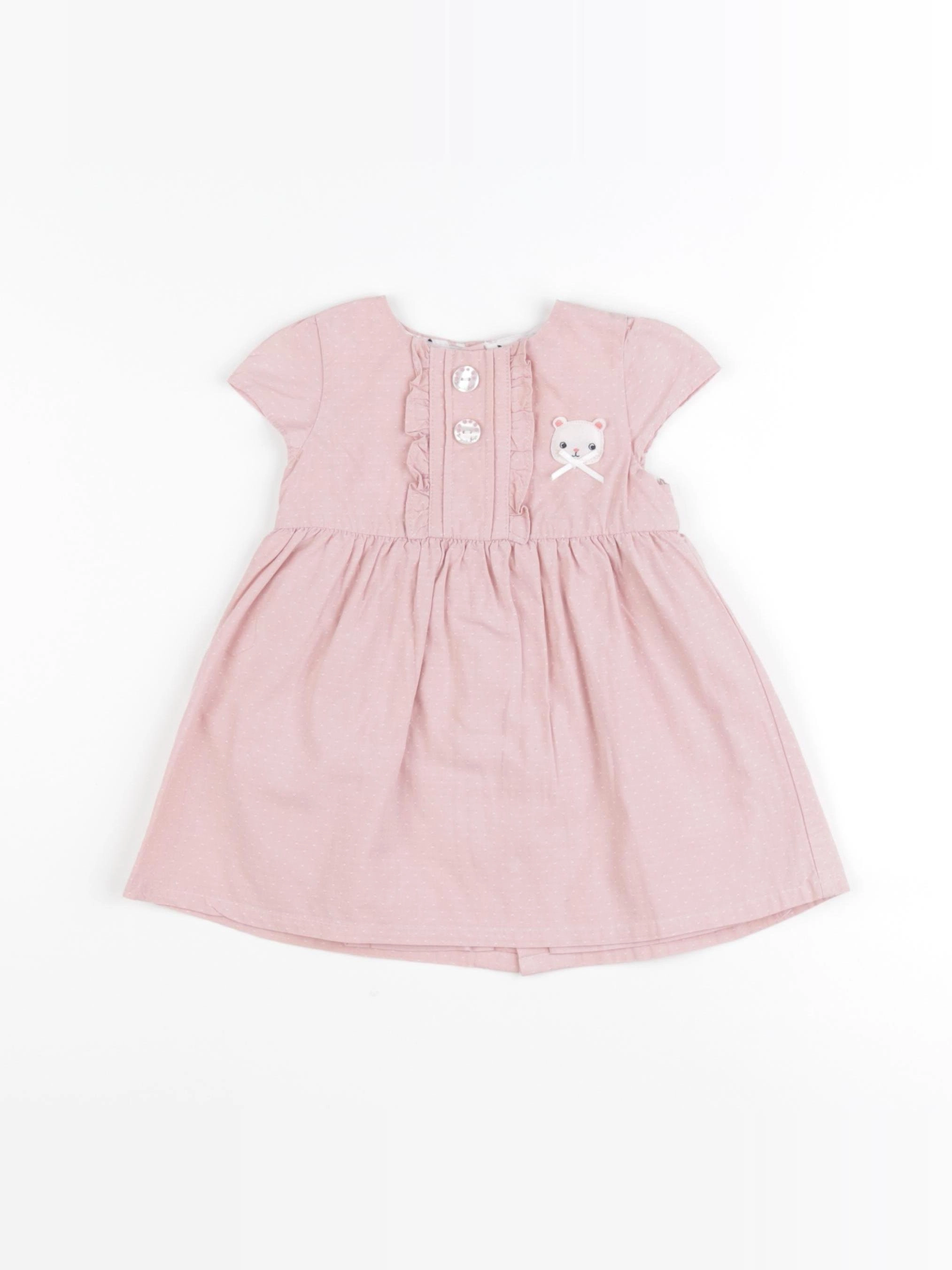 Sergent Major - robe rose - 6 mois
