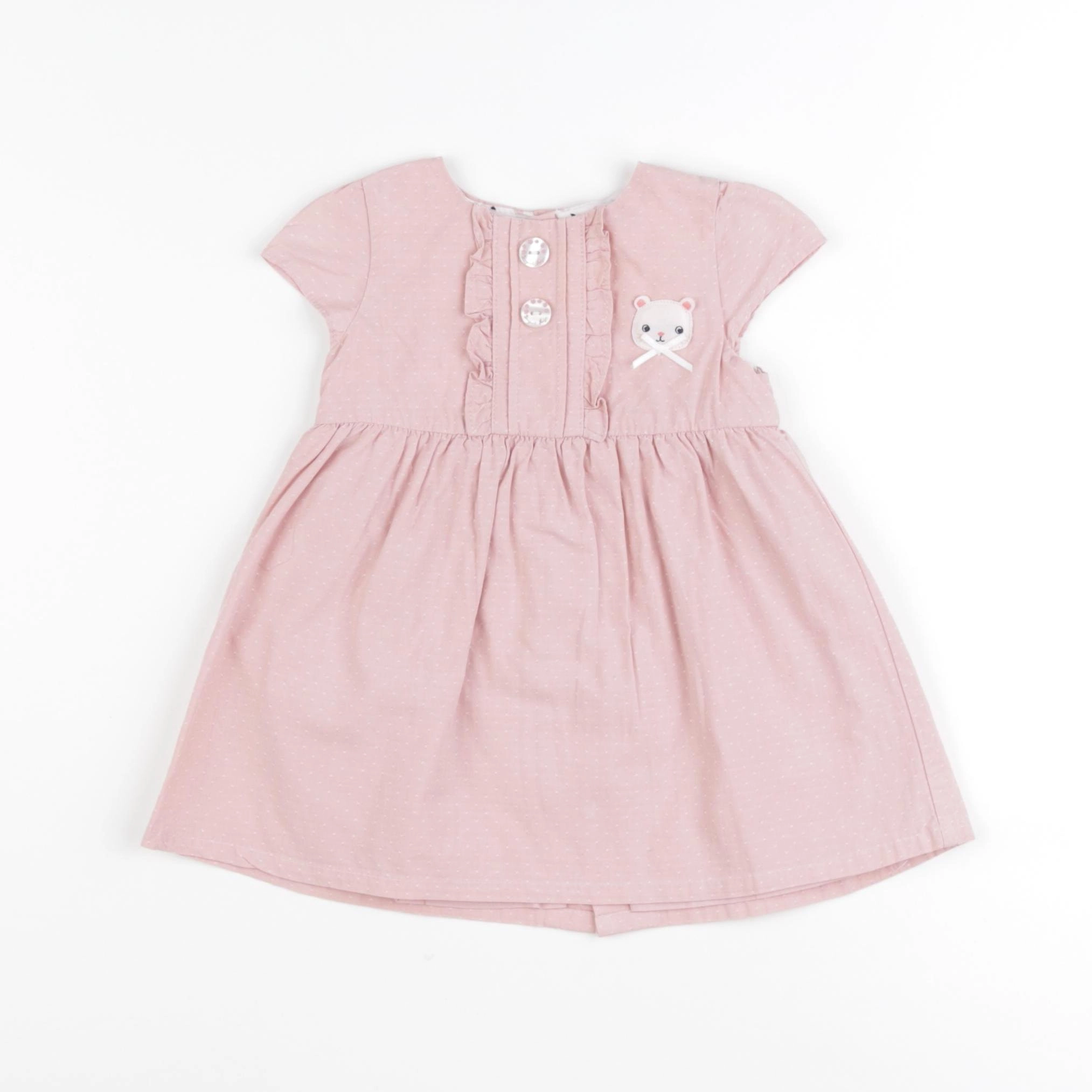 Sergent Major - robe rose - 6 mois