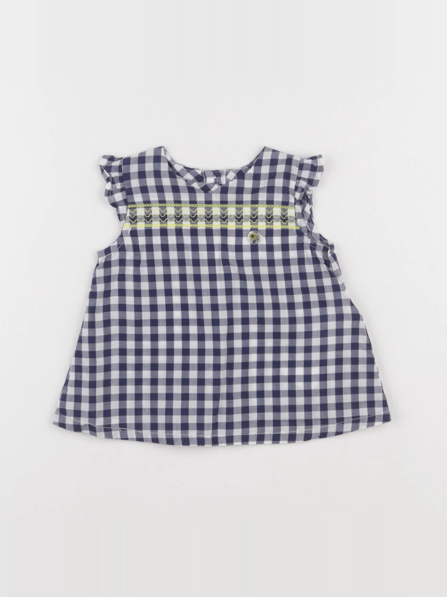 Sergent Major - blouse bleu - 6 mois