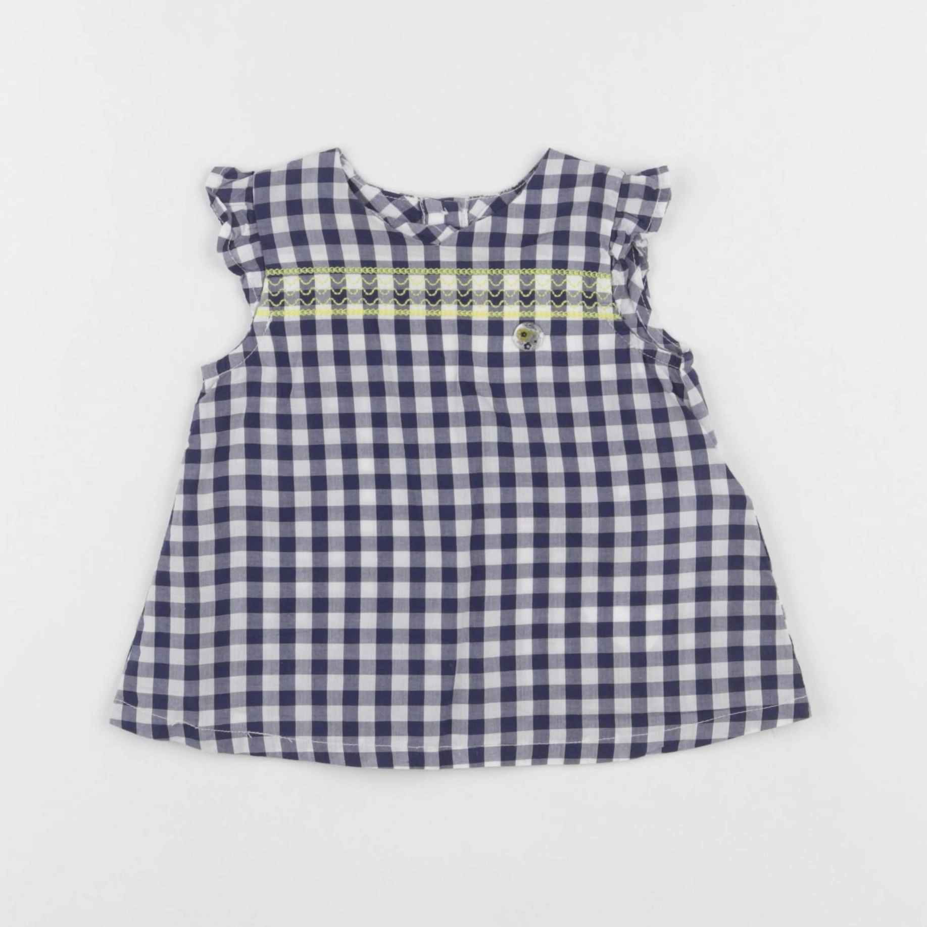 Sergent Major - blouse bleu - 6 mois