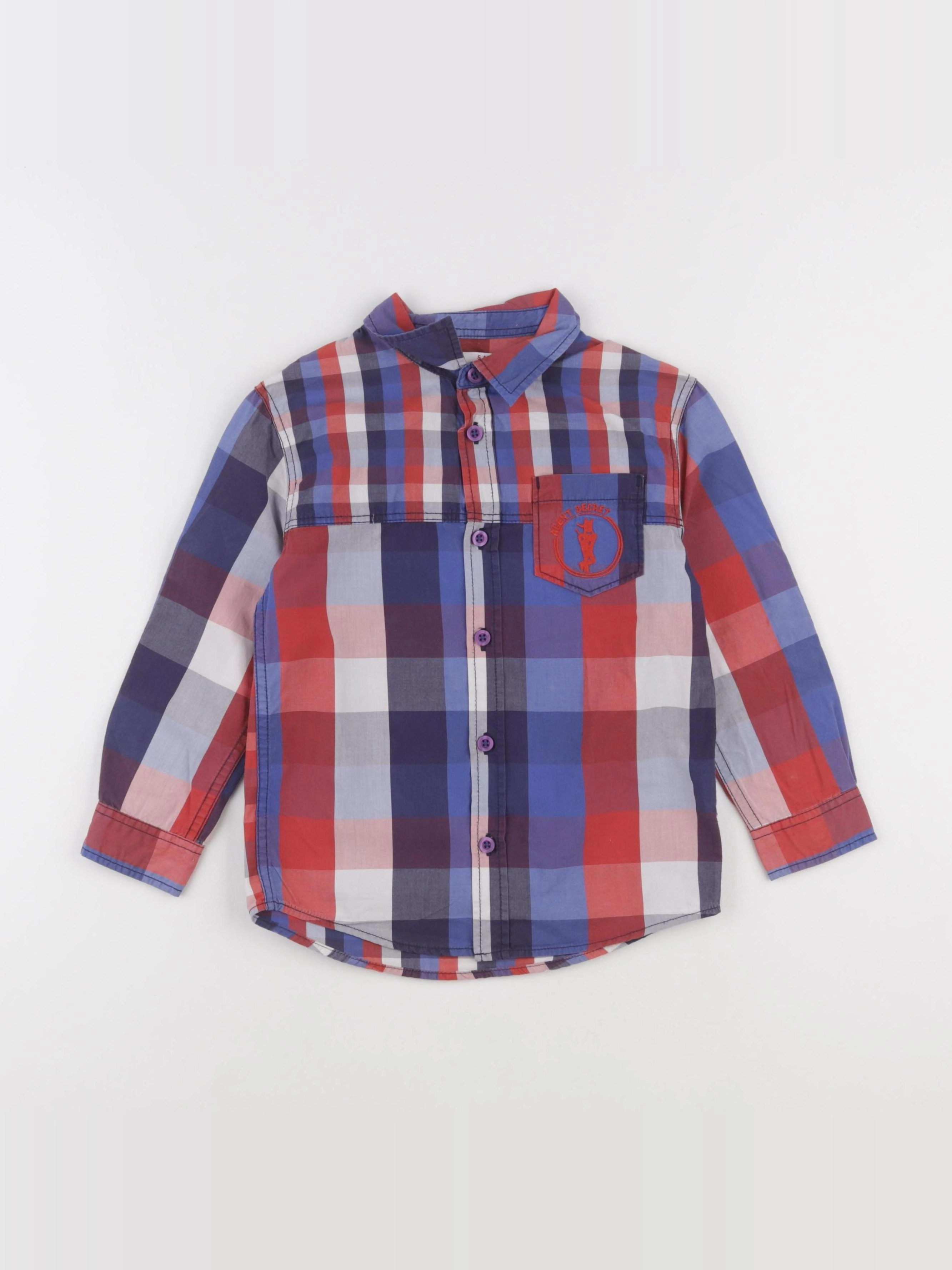 DPAM - chemise bleu - 5 ans