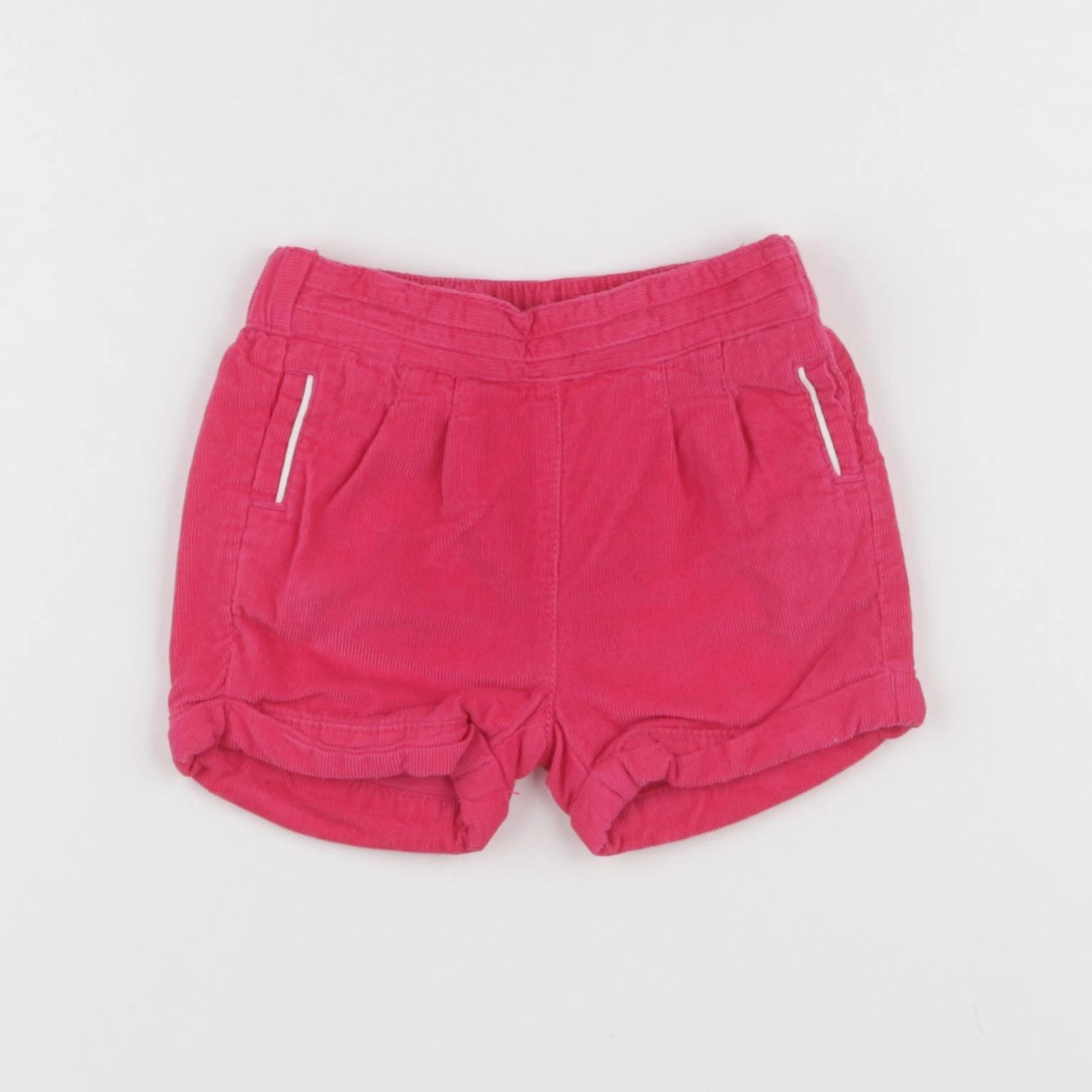 Obaïbi - short rose - 6 mois