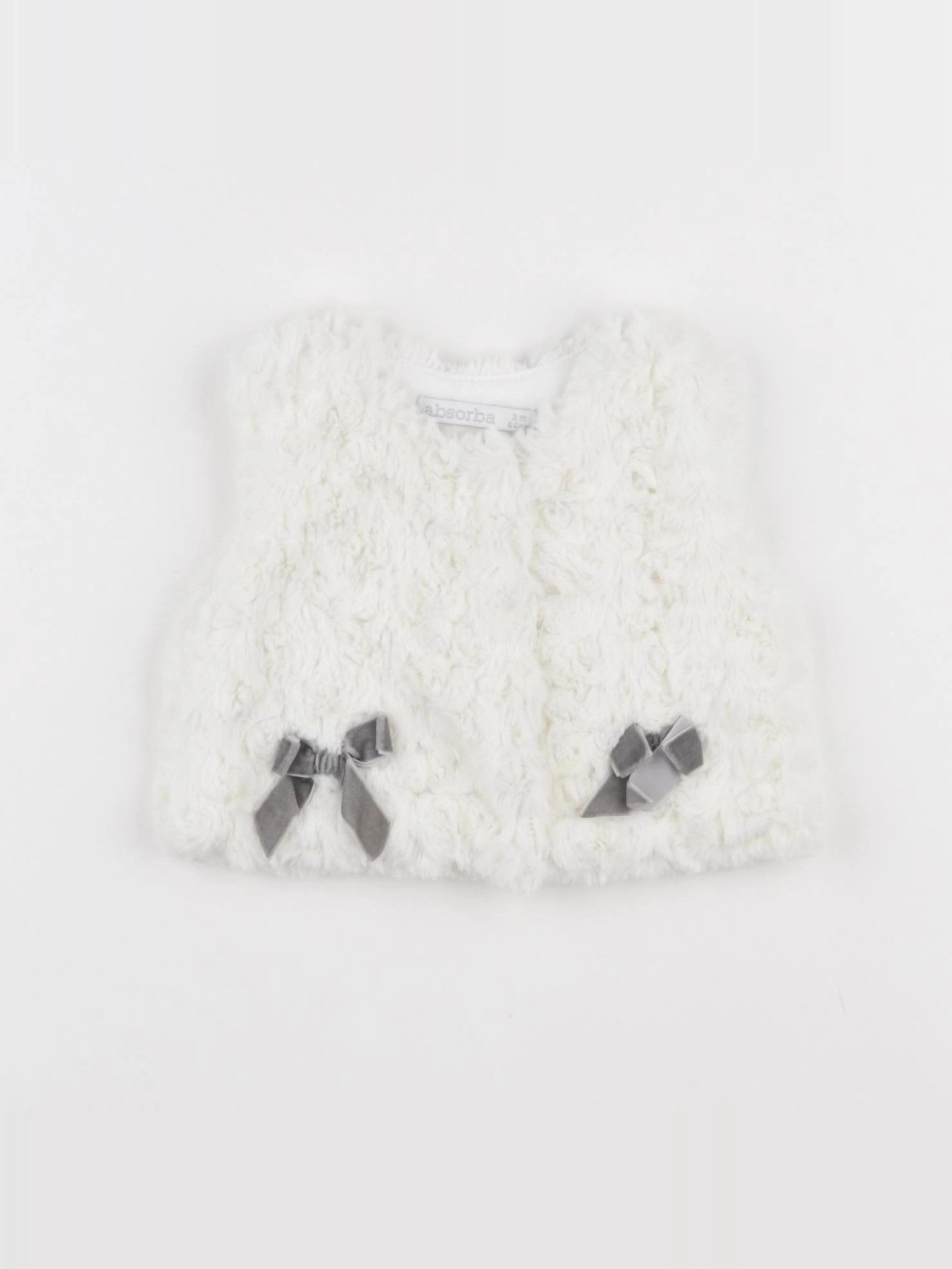 Absorba - gilet blanc - 3 mois