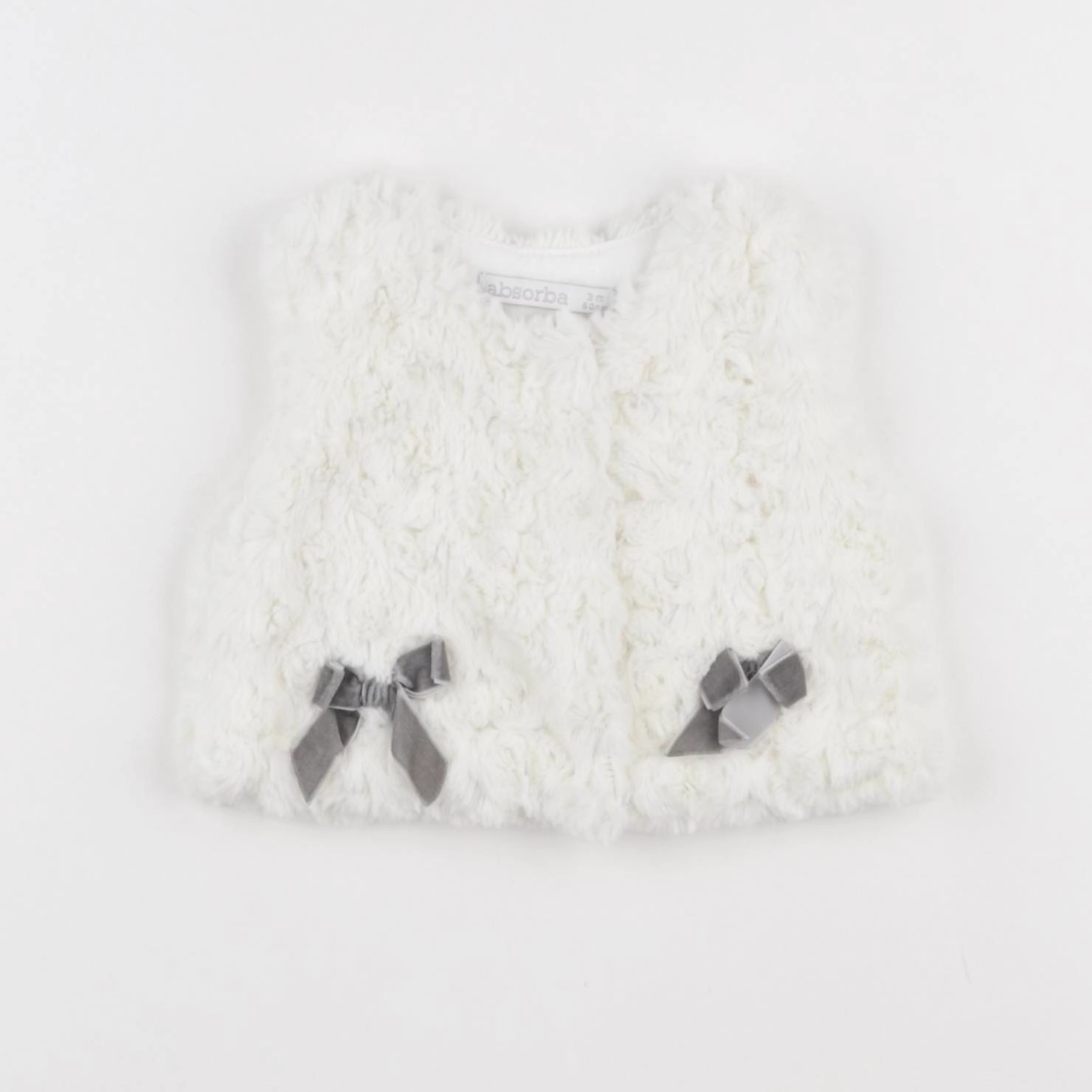 Absorba - gilet blanc - 3 mois