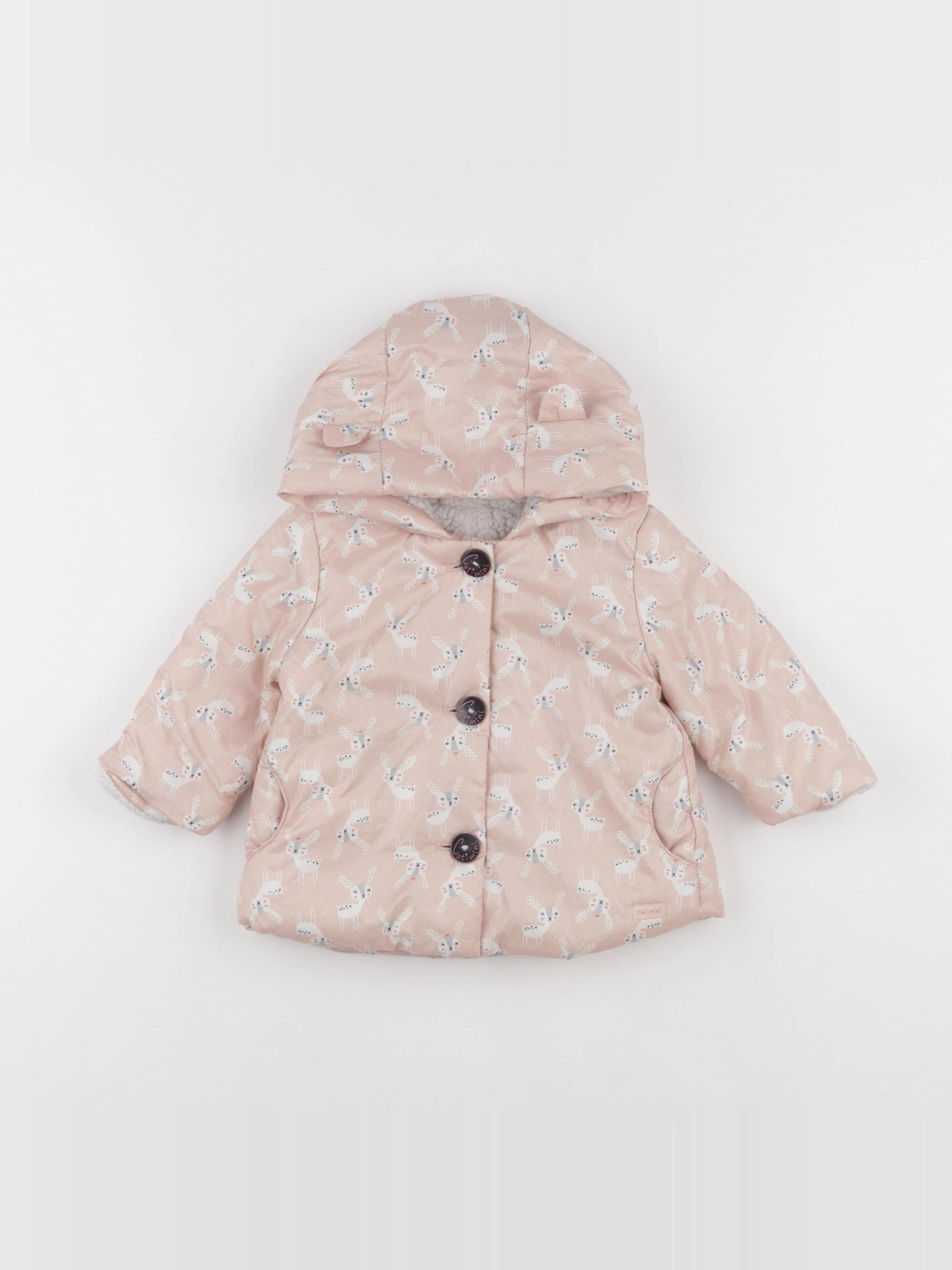 Catimini - doudoune rose - 6 mois
