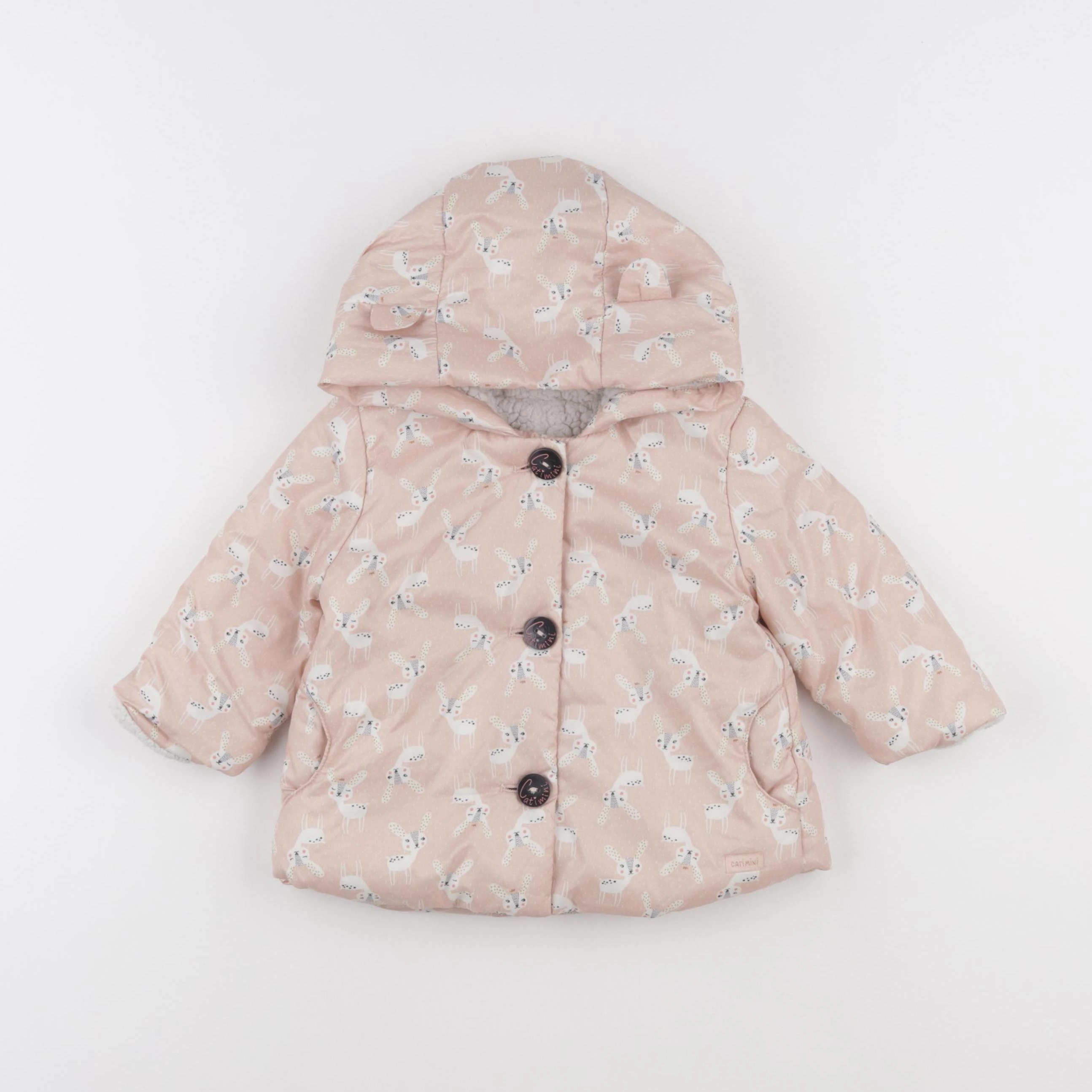 Catimini - doudoune rose - 6 mois
