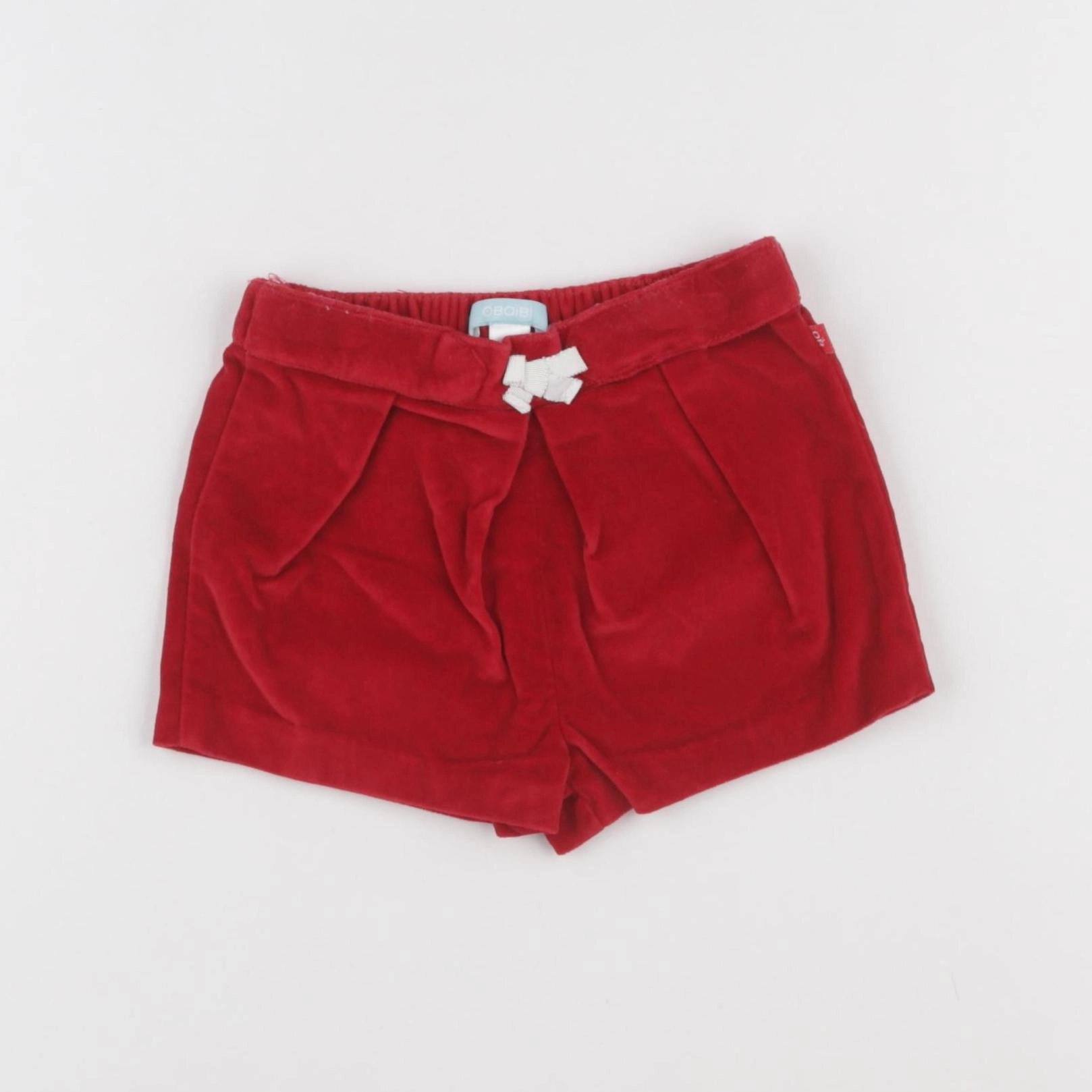 Obaïbi - short rouge - 6 mois