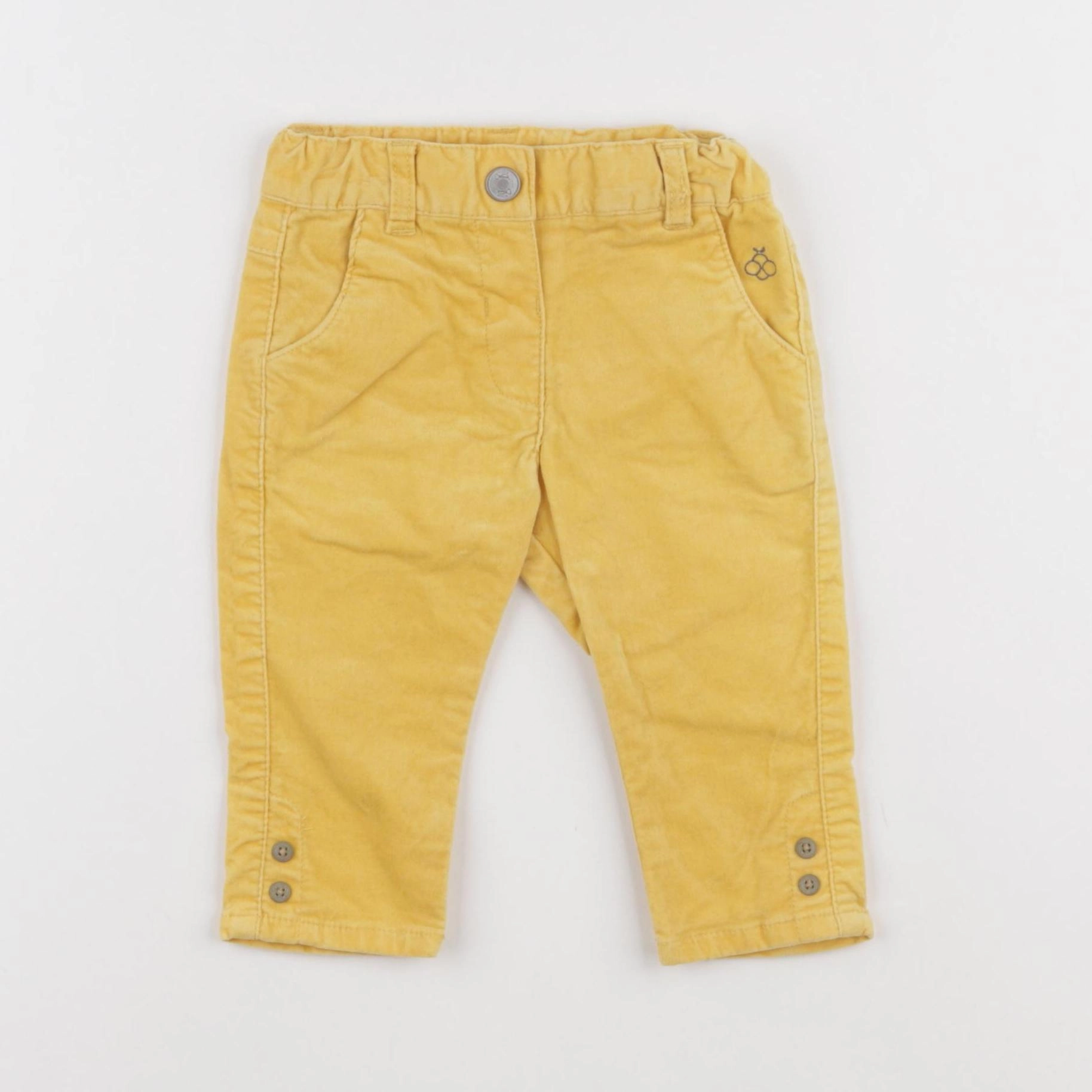 Obaïbi - pantalon jaune - 6 mois