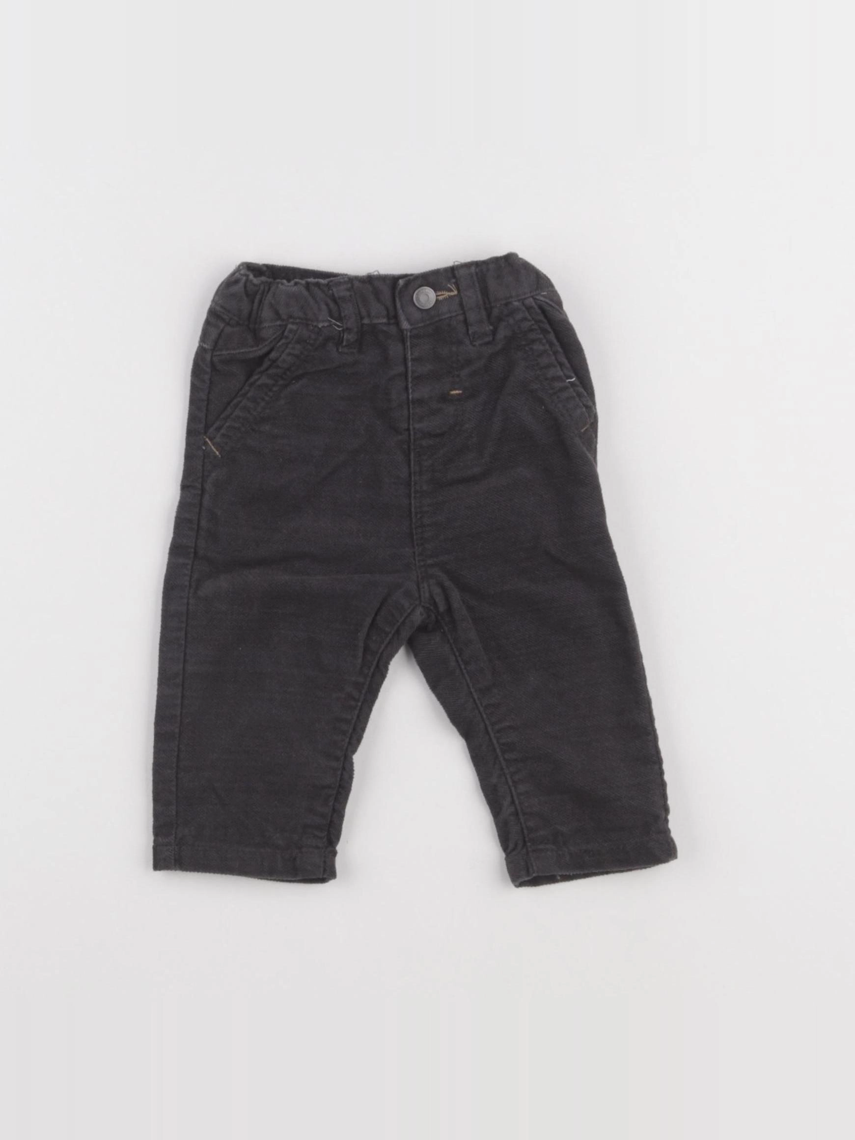Obaïbi - pantalon gris - 3 mois