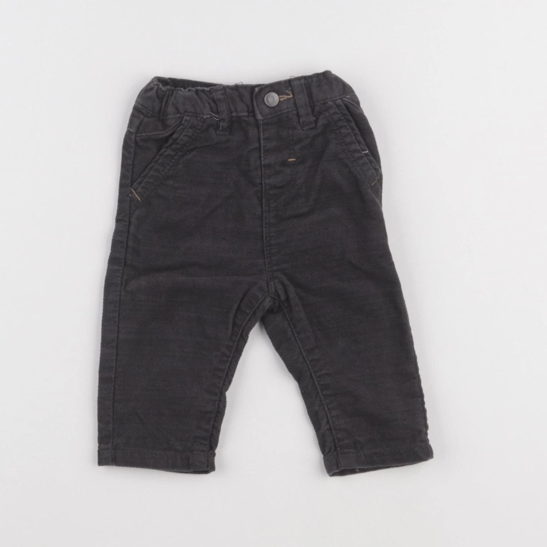 Obaïbi - pantalon gris - 3 mois