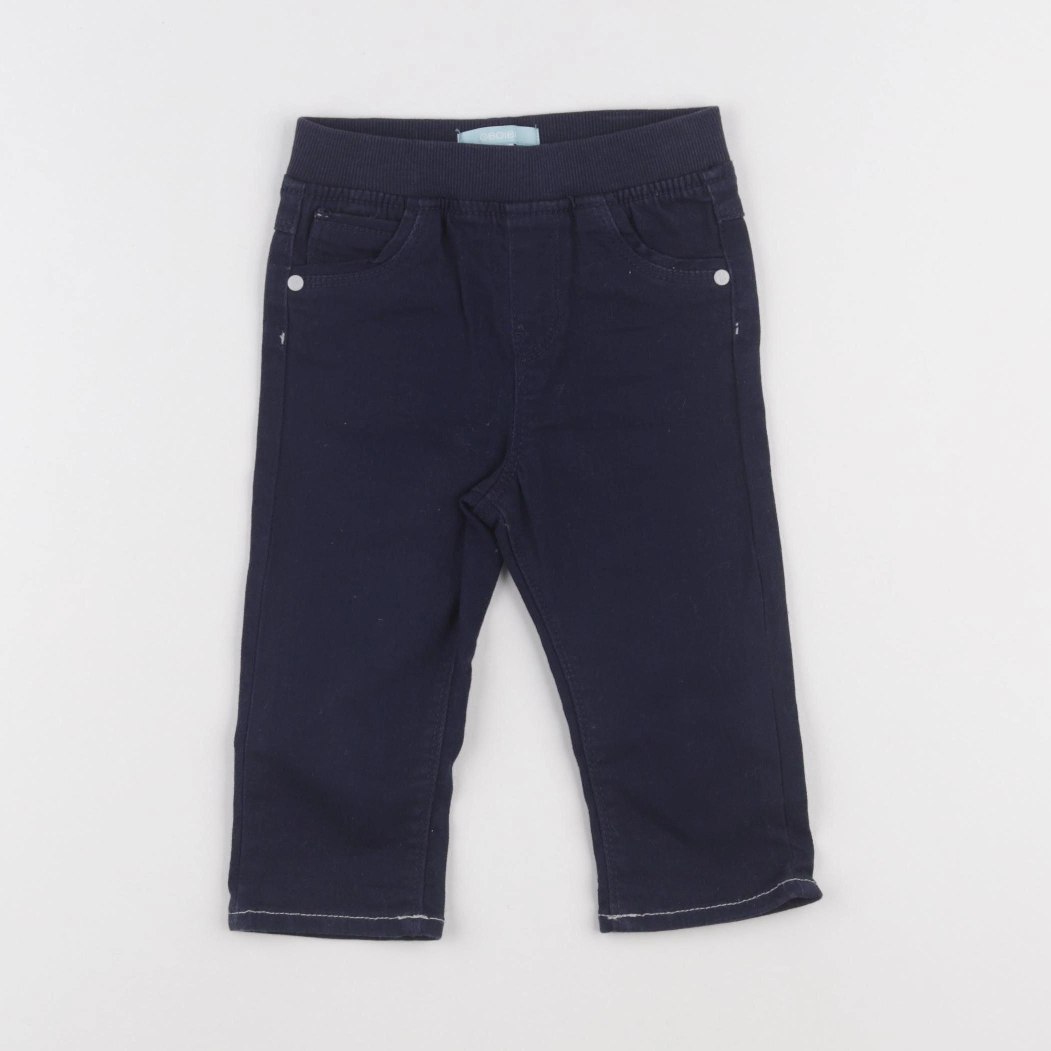Obaïbi - jean bleu - 12 mois