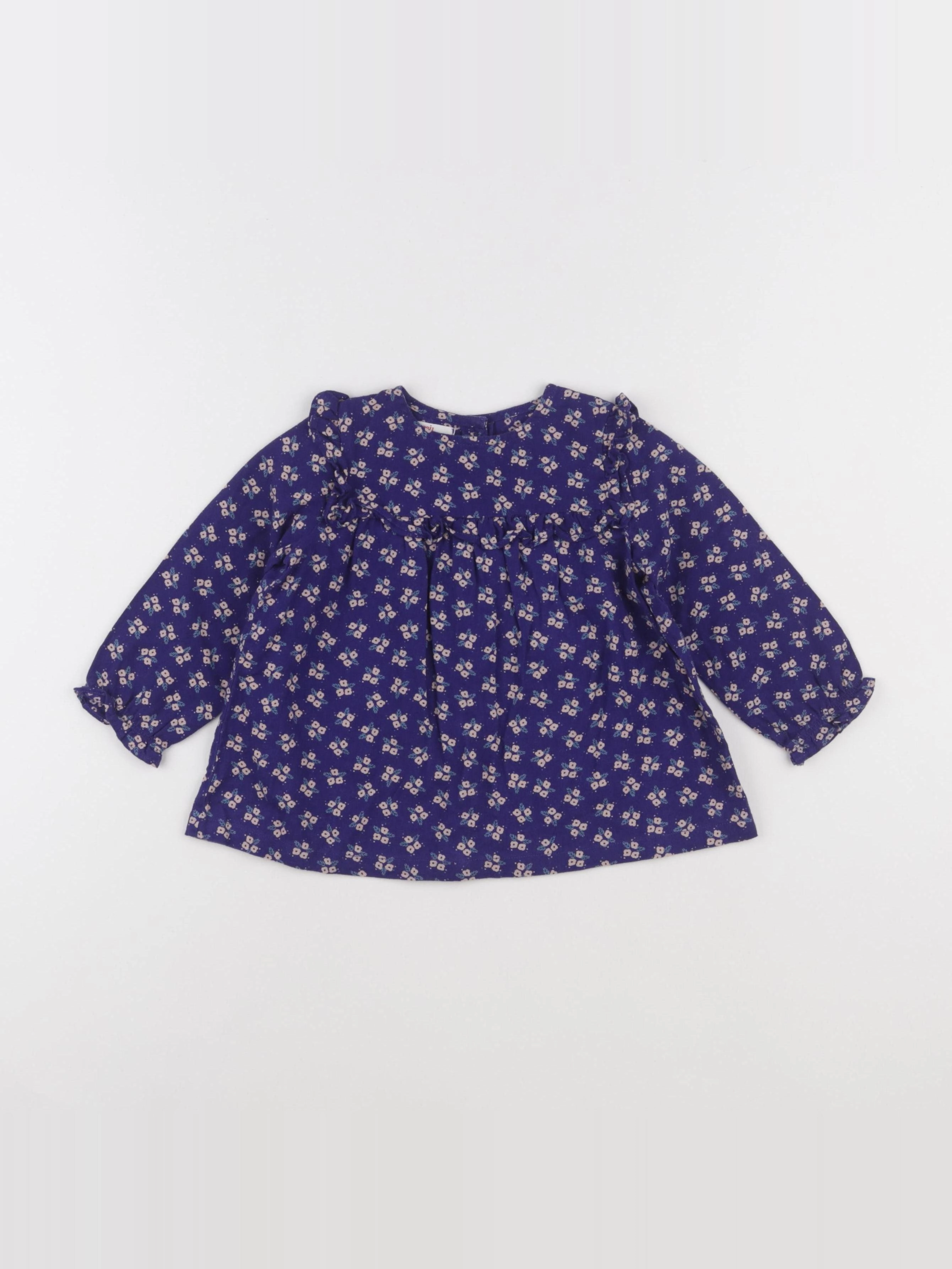 DPAM - blouse bleu - 18 mois