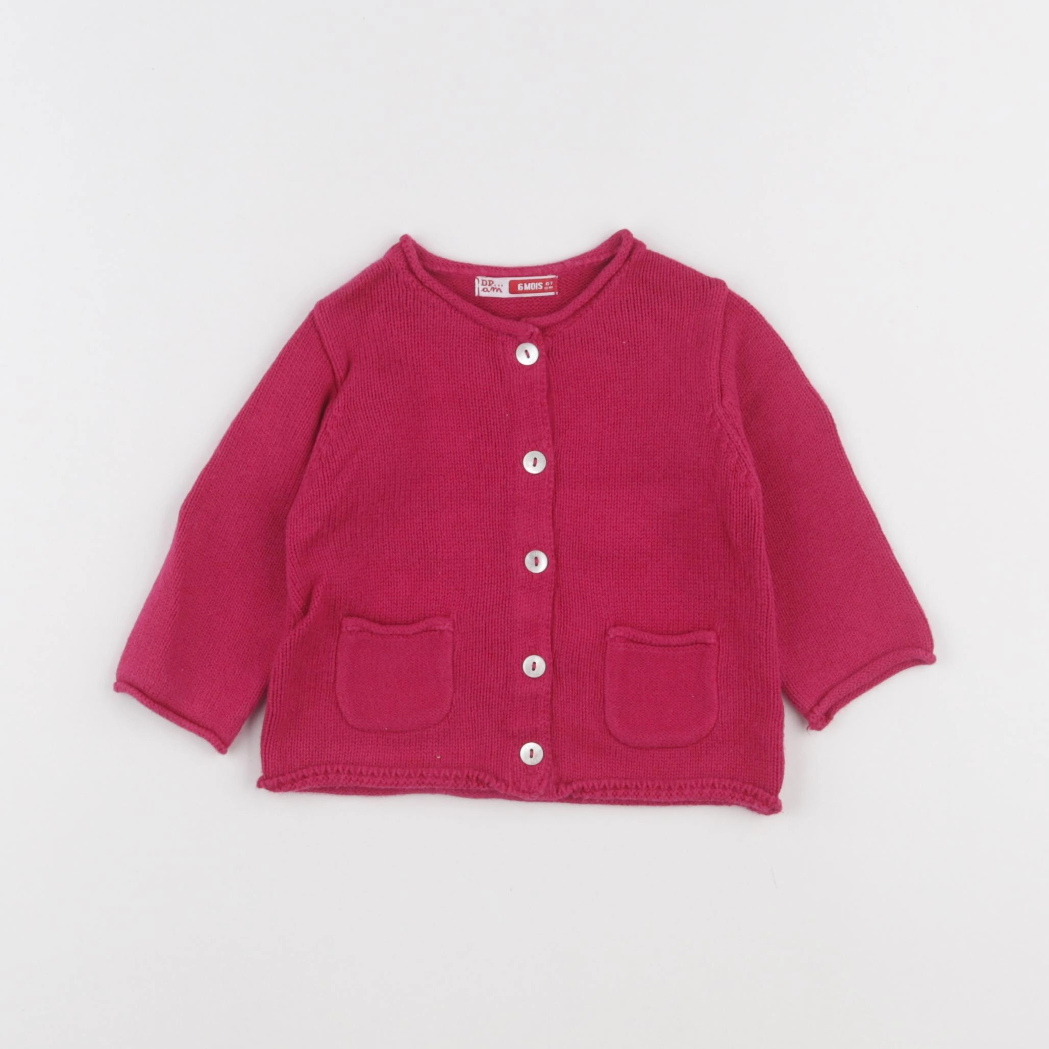 DPAM - gilet rose - 6 mois